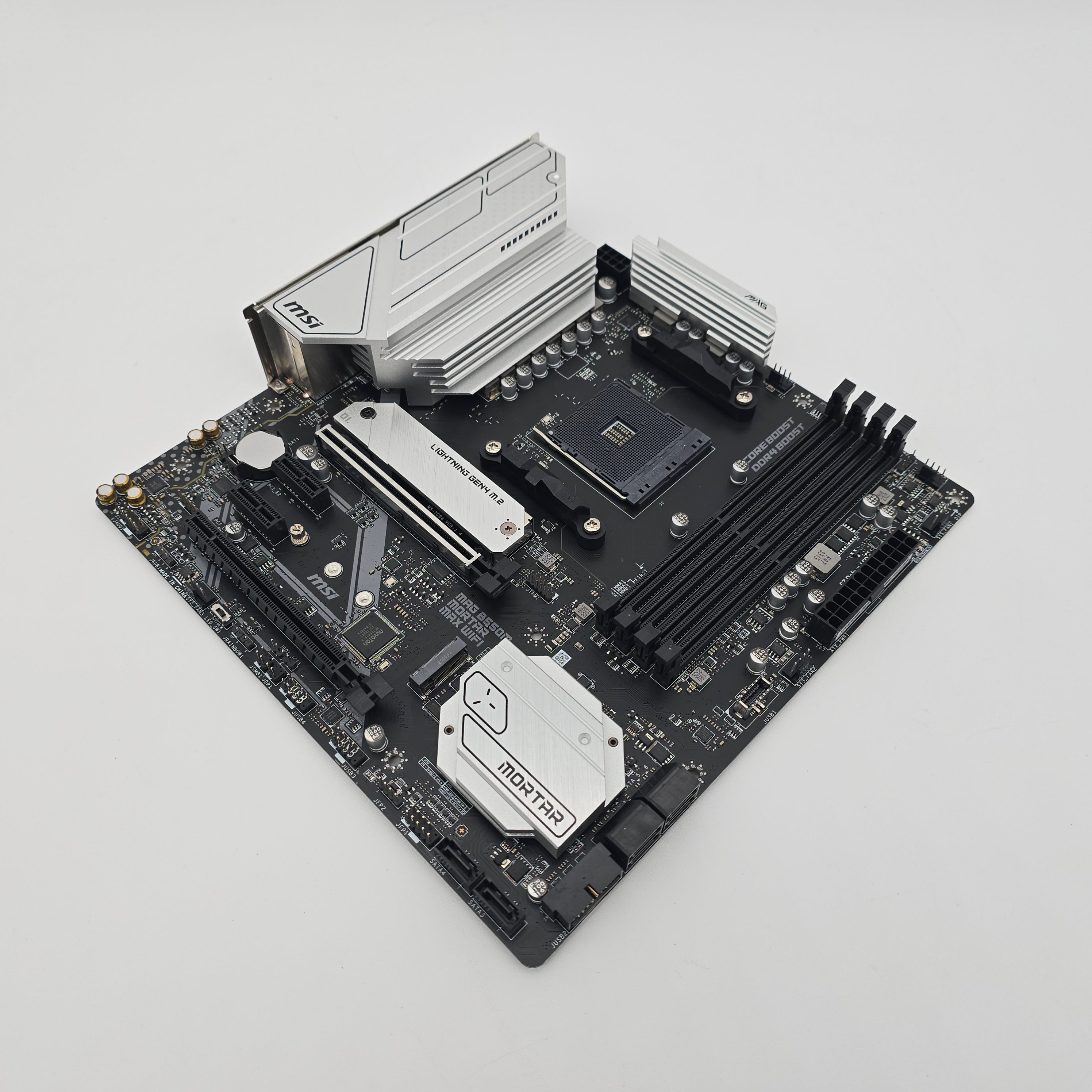 MSI MAG B550M MORTAR MAX WIFI DDR4, Socket AM4 AMD Gaming Motherboard Micro-ATX