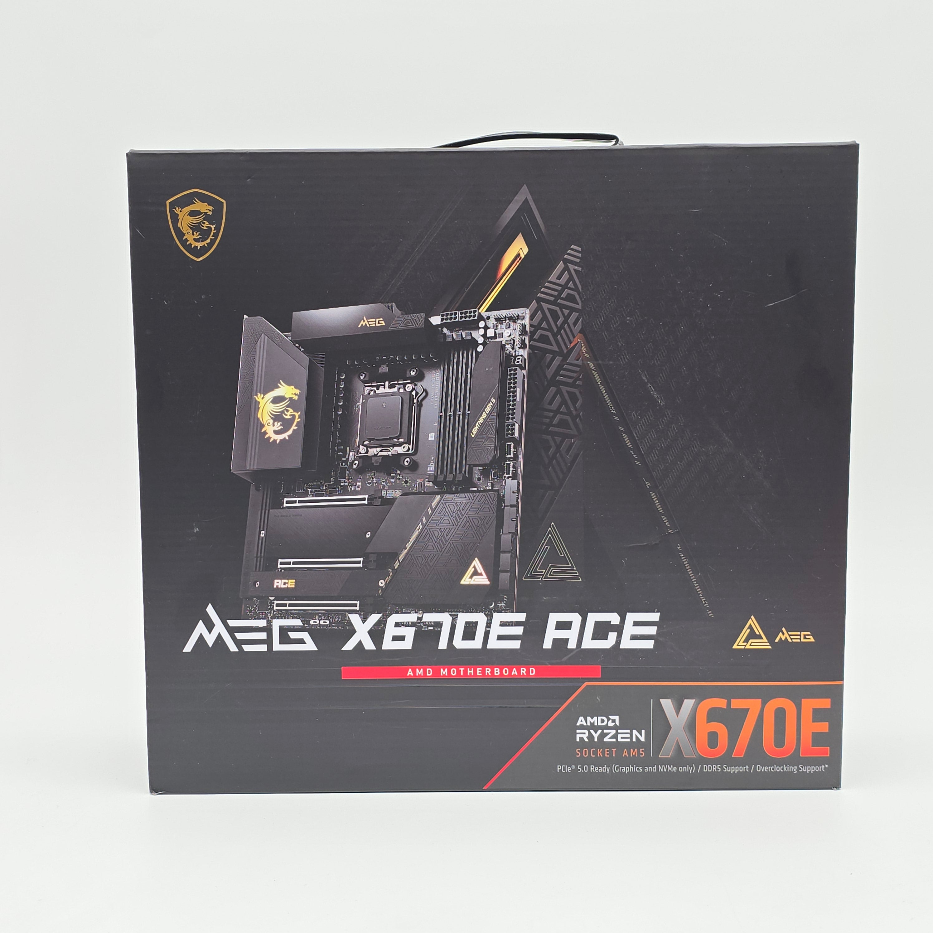 MSI MEG X670E ACE, Socket AM5, ATX Gaming Desktop Motherboard