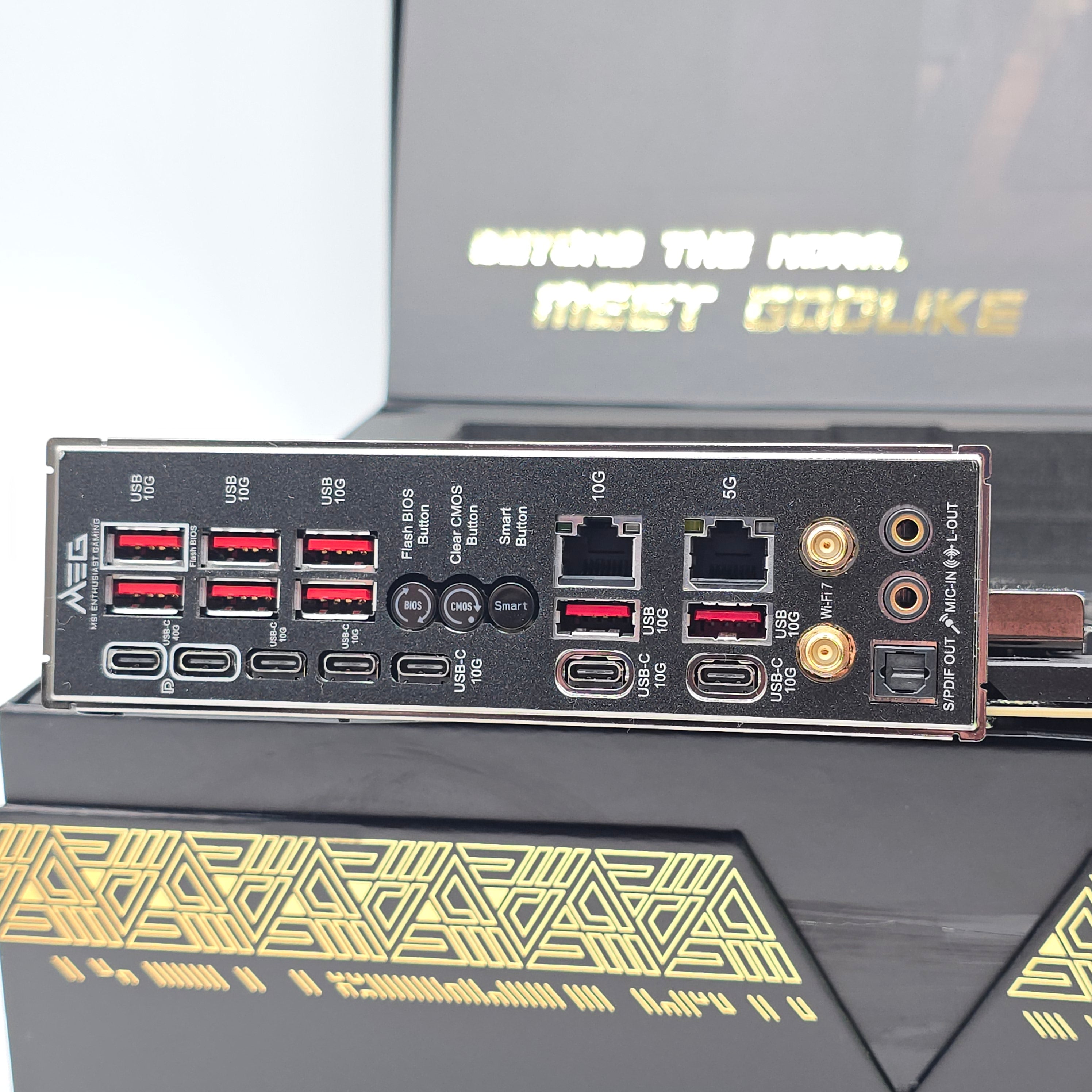 MSI MEG X870E Godlike, Socket AM5, ATX Desktop Gaming Motherboard
