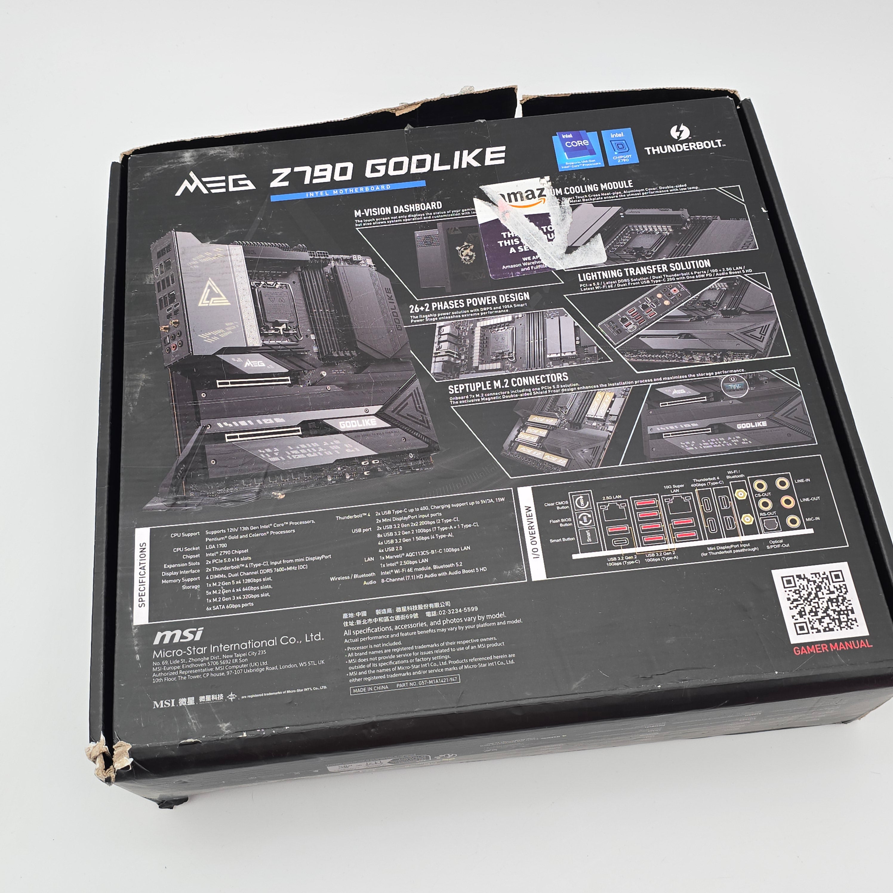 MSI MEG Z790 Godlike Gaming Motherboard, Intel Core i9-14900K Desktop Gaming CPU Combo
