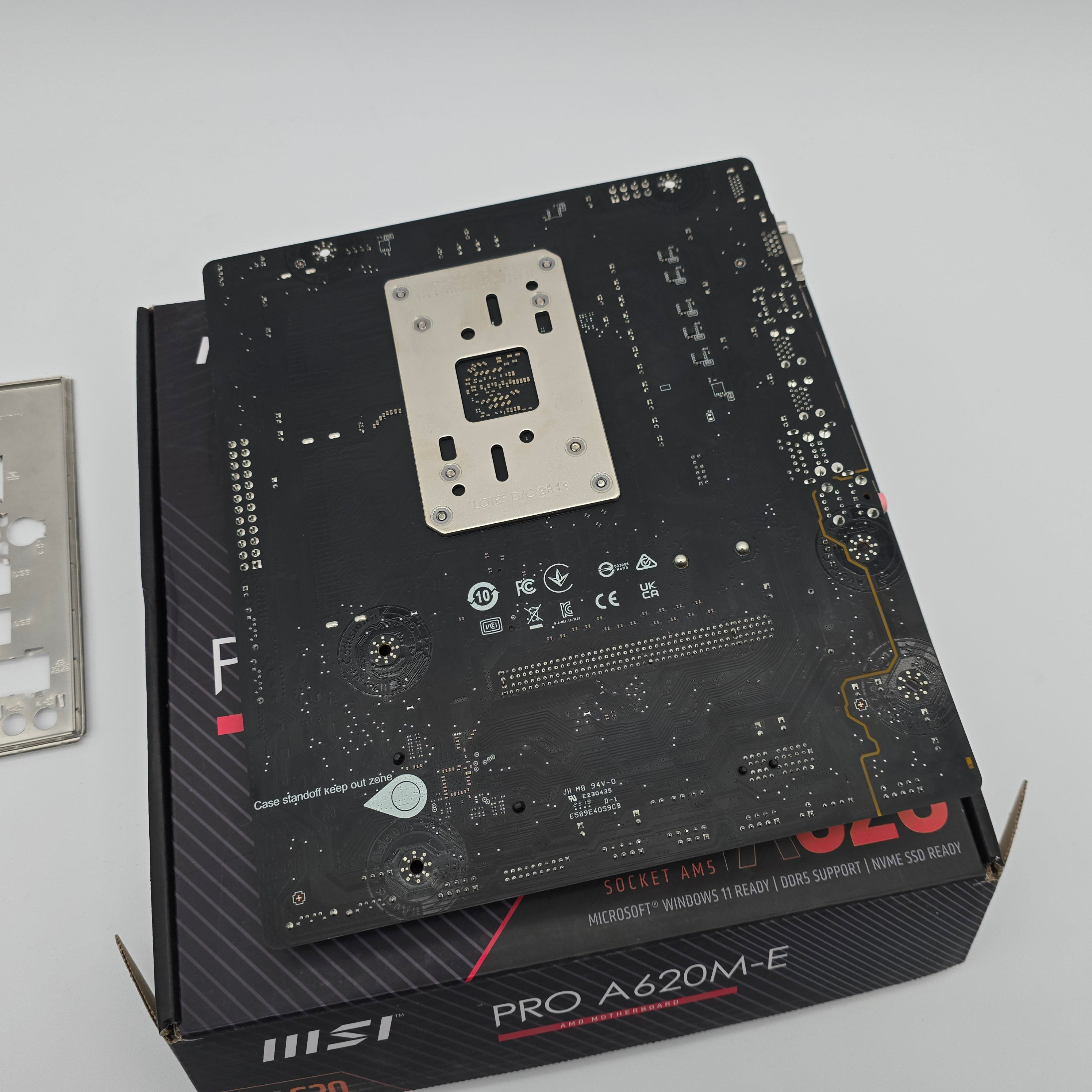 MSI Pro A620M-E AMD Ryzen Socket AM5 Gaming Motherboard