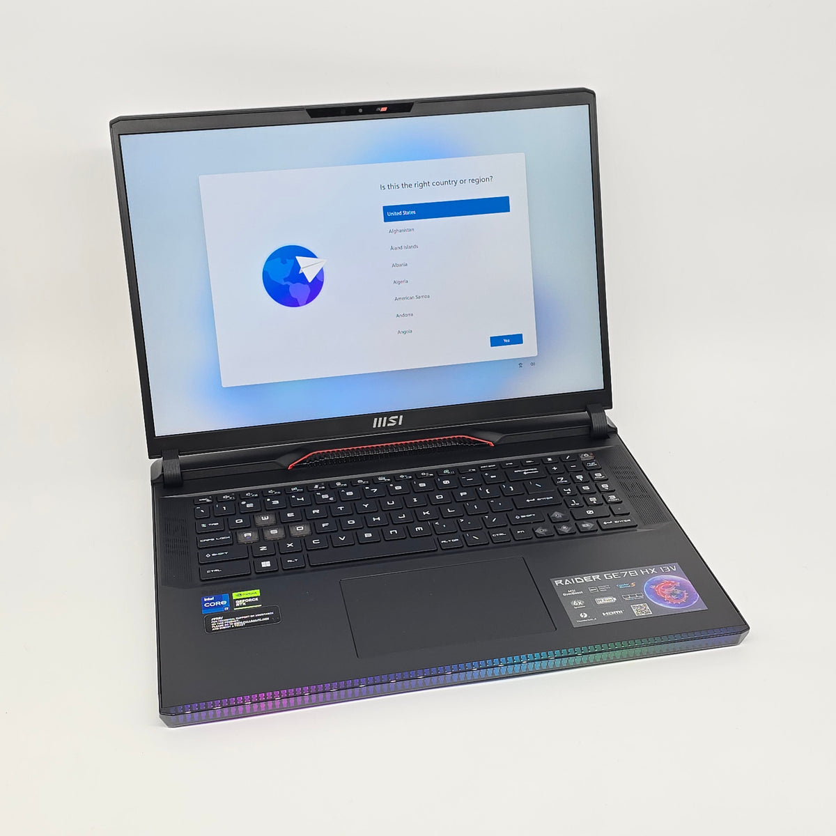 MSI RAIDER GE78, RTX 4070, Intel i7-13700H, 64GB DDR5, 1.5TB. QHD+ 240Hz Gaming Laptop
