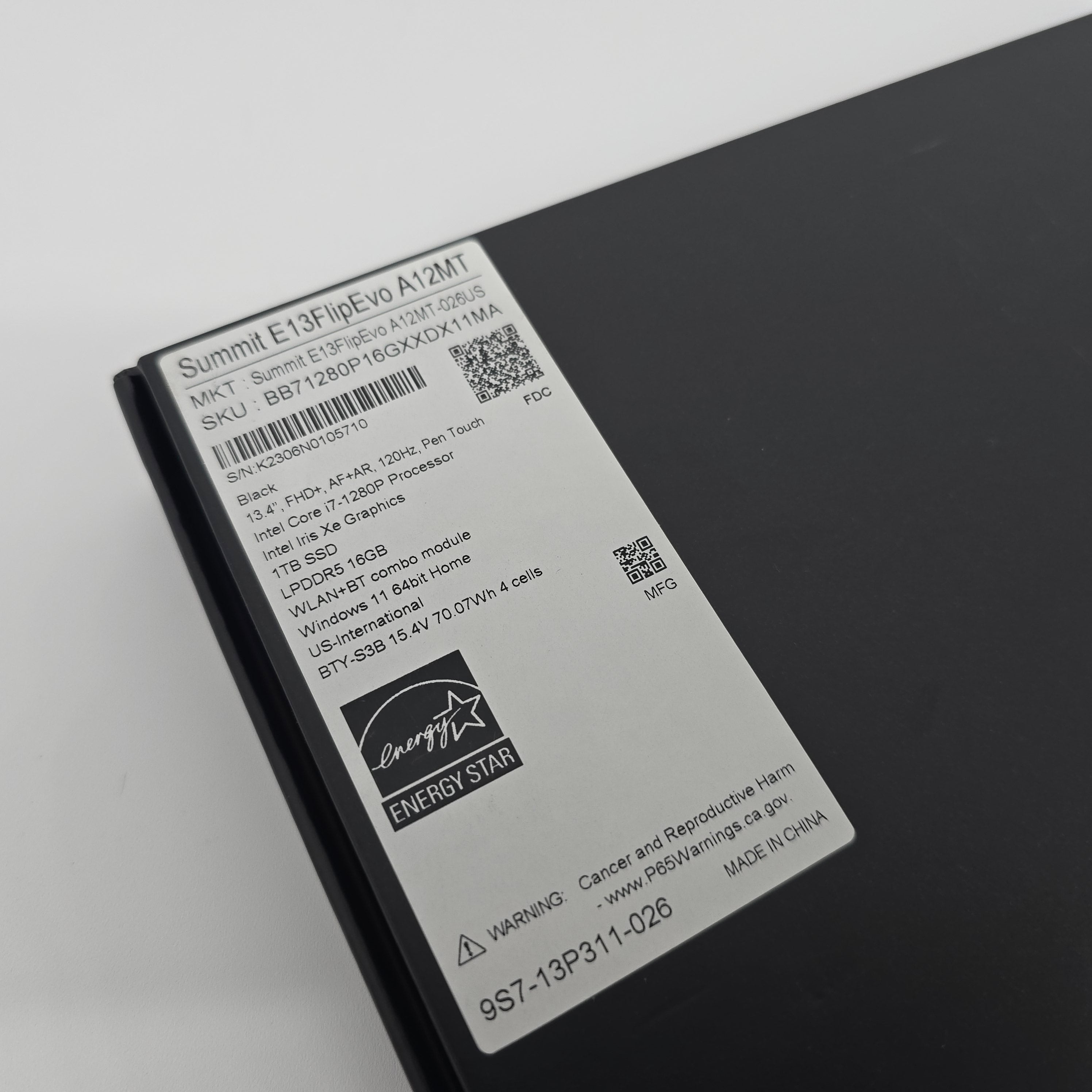 MSI Summit E13 Flip Evo, Intel i7-1280P, 1TB NVMe, 16GB DDR5, Professional Productivity Laptop