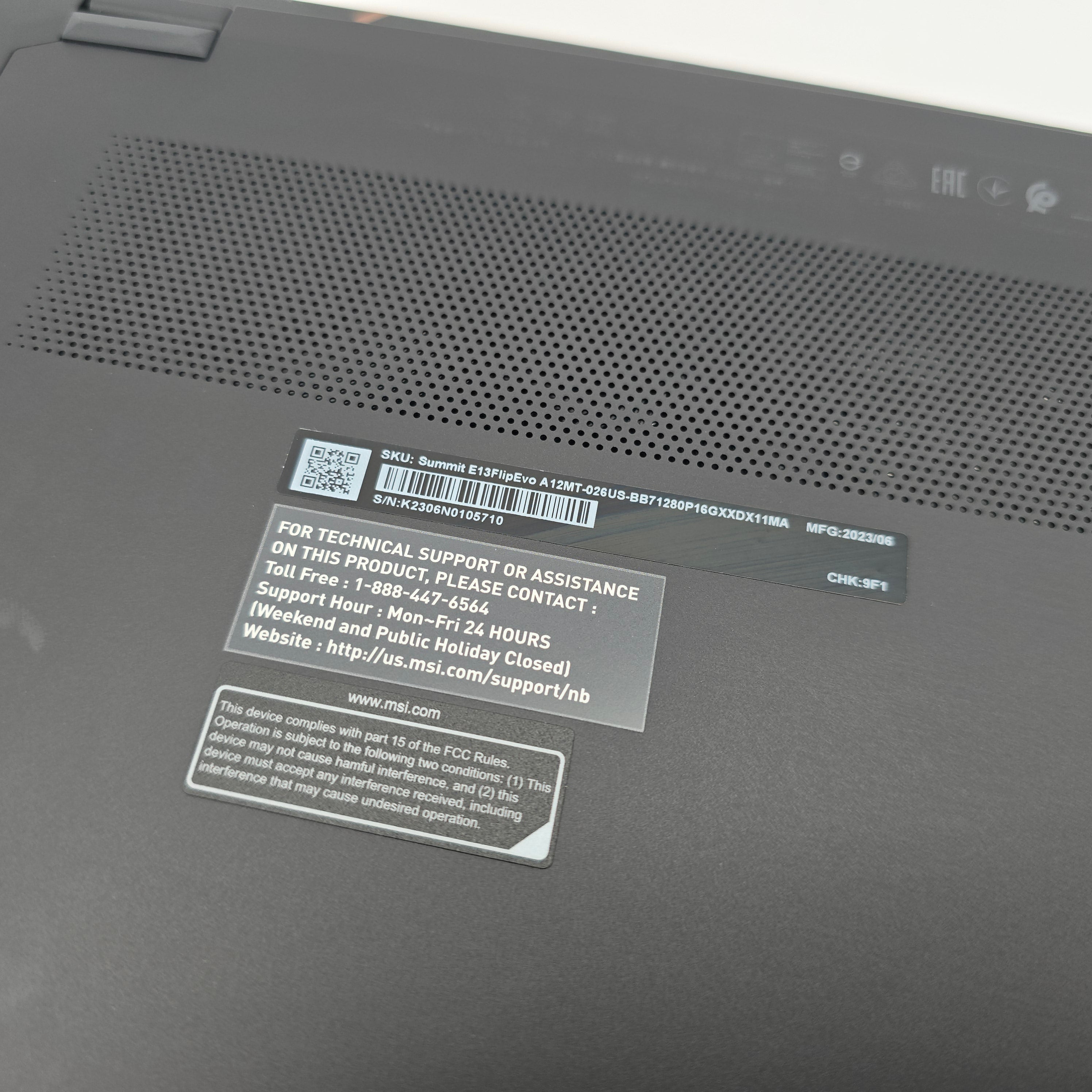 MSI Summit E13 Flip Evo, Intel i7-1280P, 1TB NVMe, 16GB DDR5, Professional Productivity Laptop