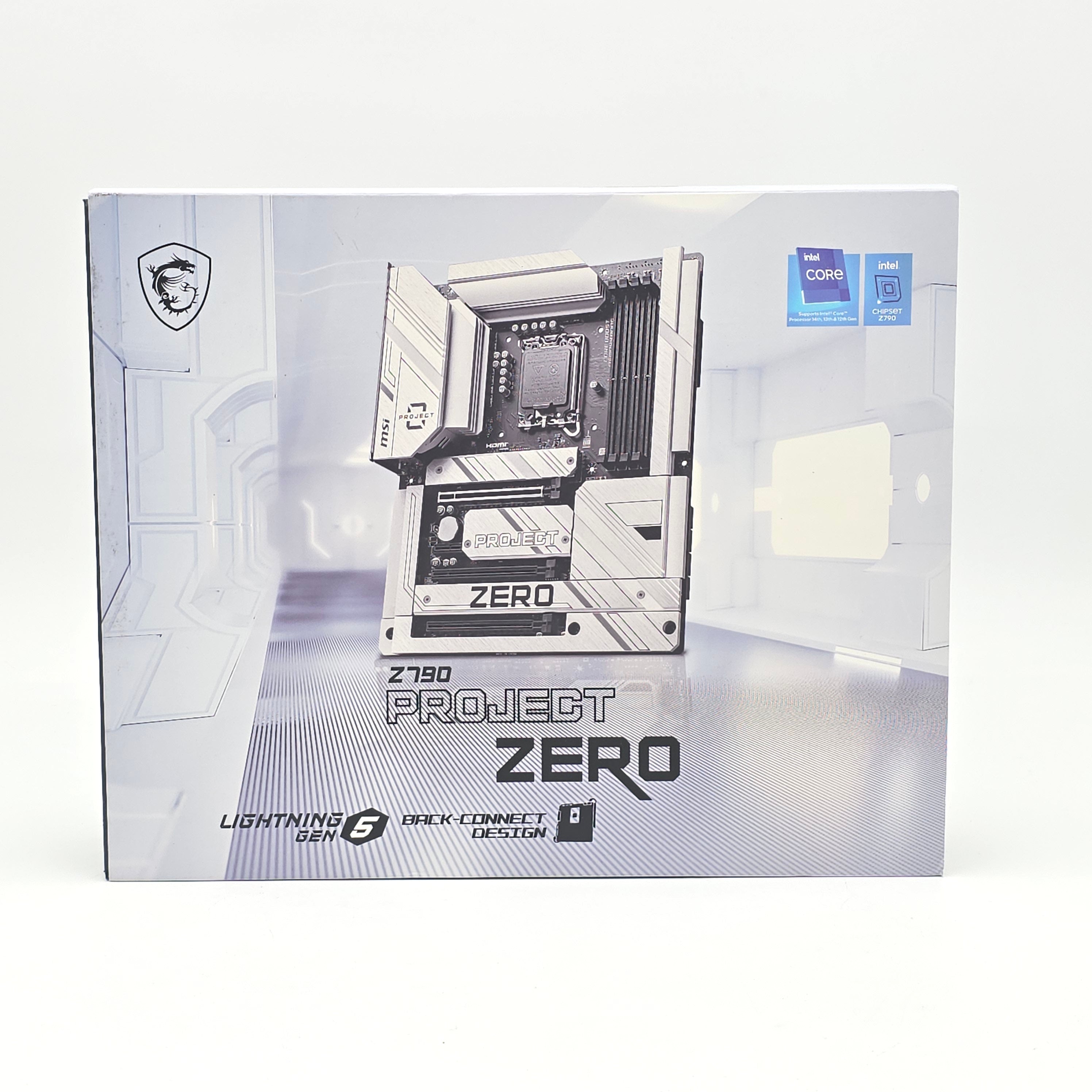MSI Z790 Project Zero, Intel Socket LGA 1700, ATX Desktop Gaming Motherboard