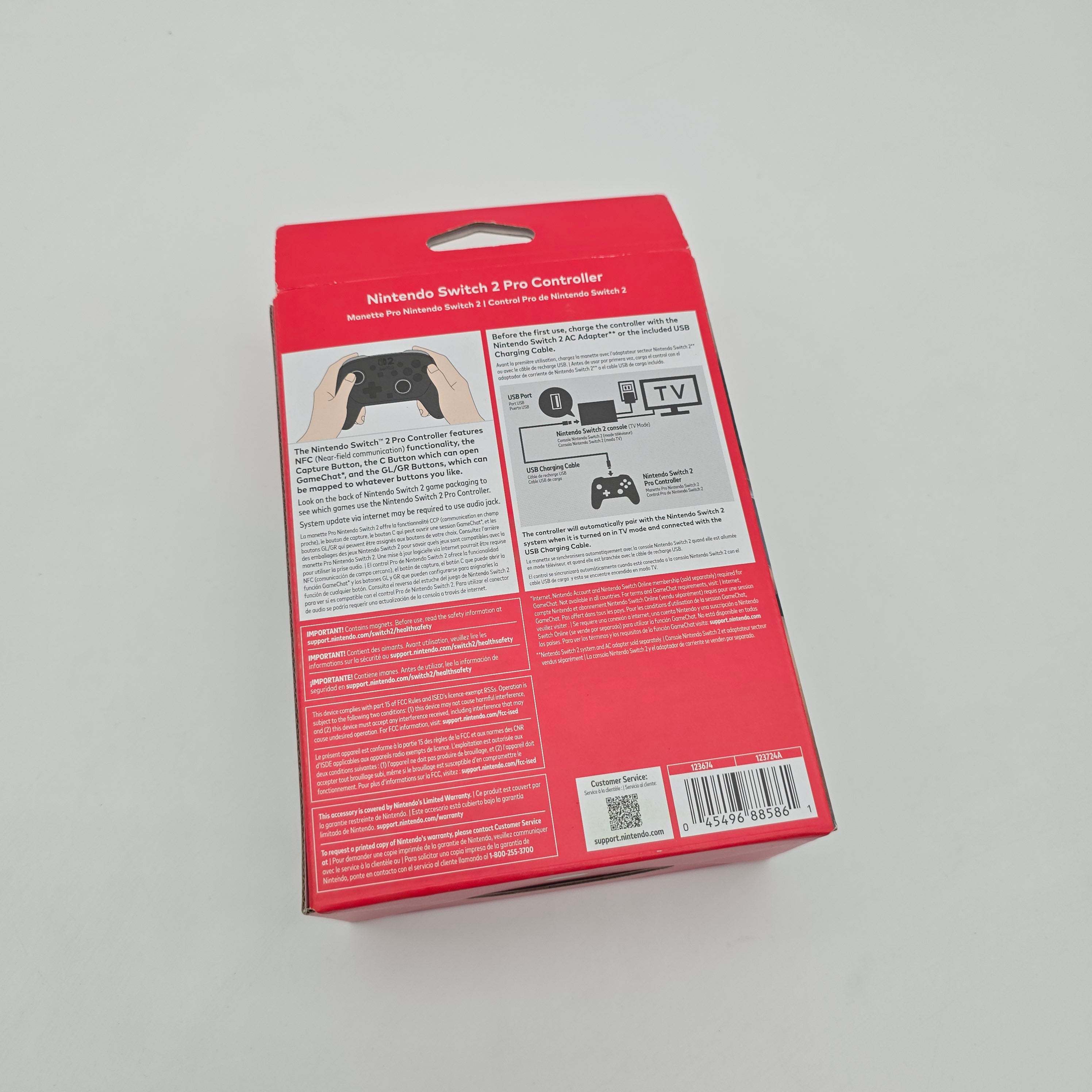 Nintendo Switch 2 Pro Controller, Wireless Gaming Controller
