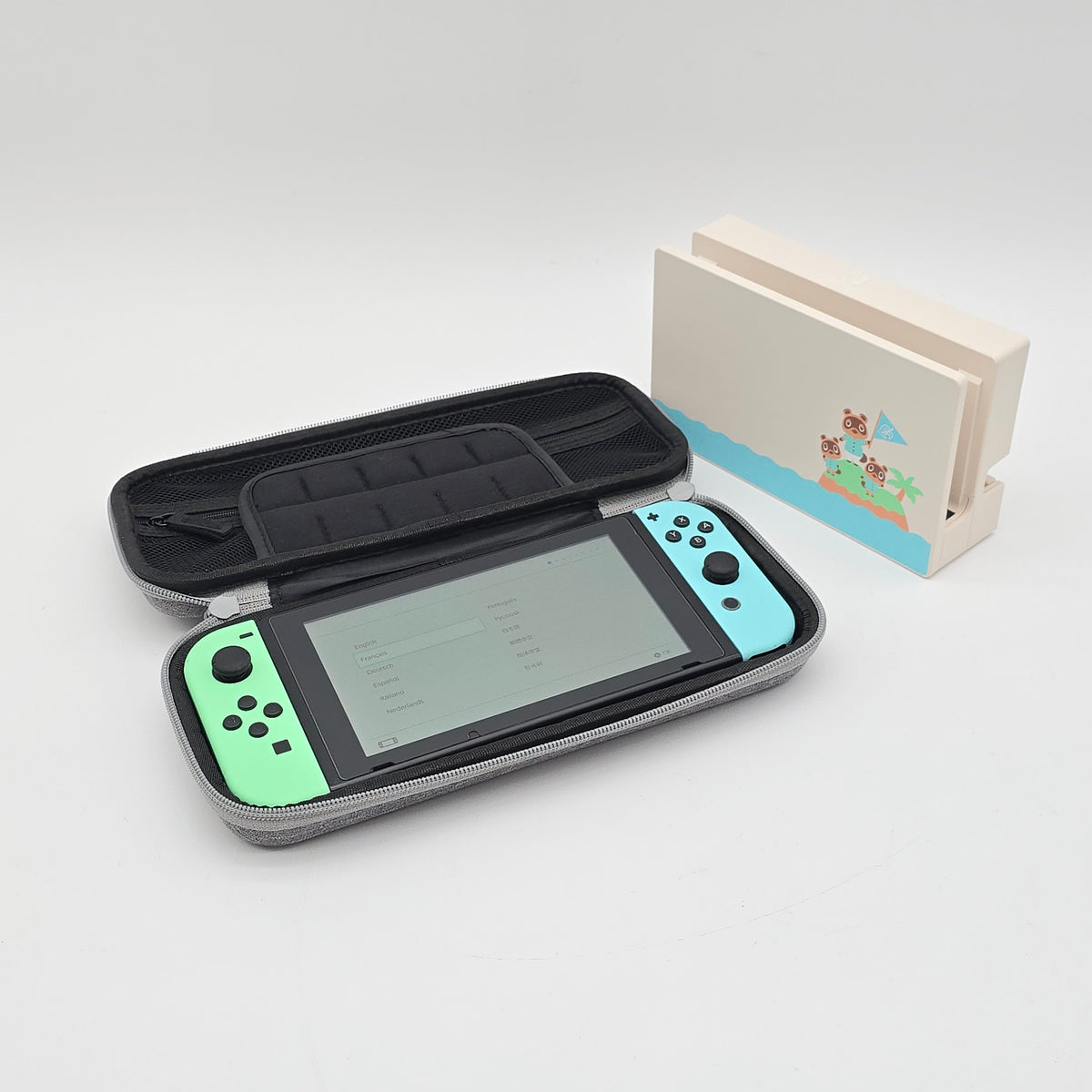 Nintendo Switch Animal Crossing Edition LCD w/ 256GB MicroSD Card