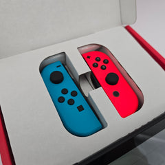 Nintendo Switch with Neon Blue and Neon Red Joy‑Con, V1 Model HAC-001, New