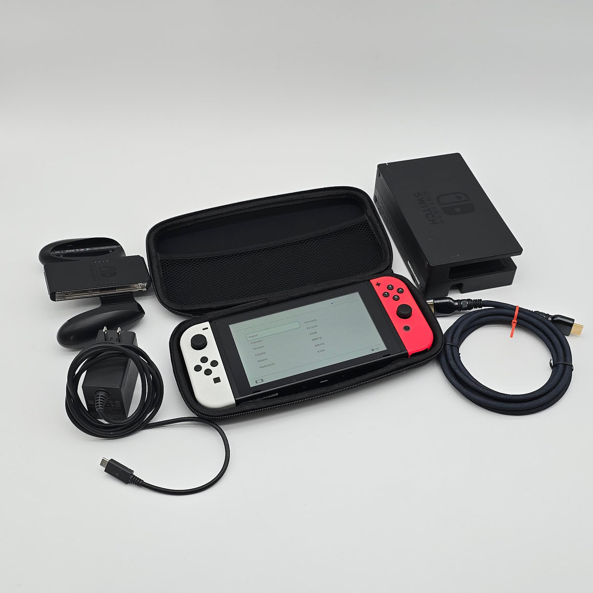 Nintendo Switch LCD w/ 256GB Samsung MicroSD Storage Card
