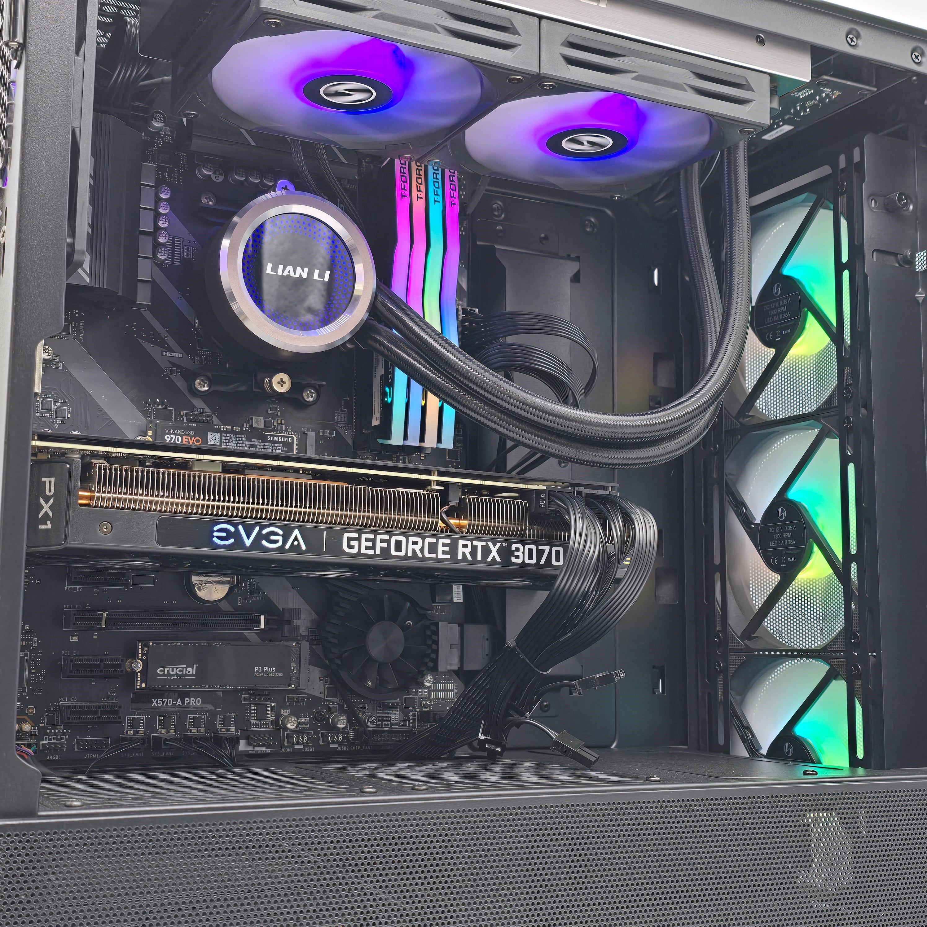 RTX 3070Ti, Ryzen 9 5900X, 64GB RAM, 3TB SSD, Water Cooled Gaming PC