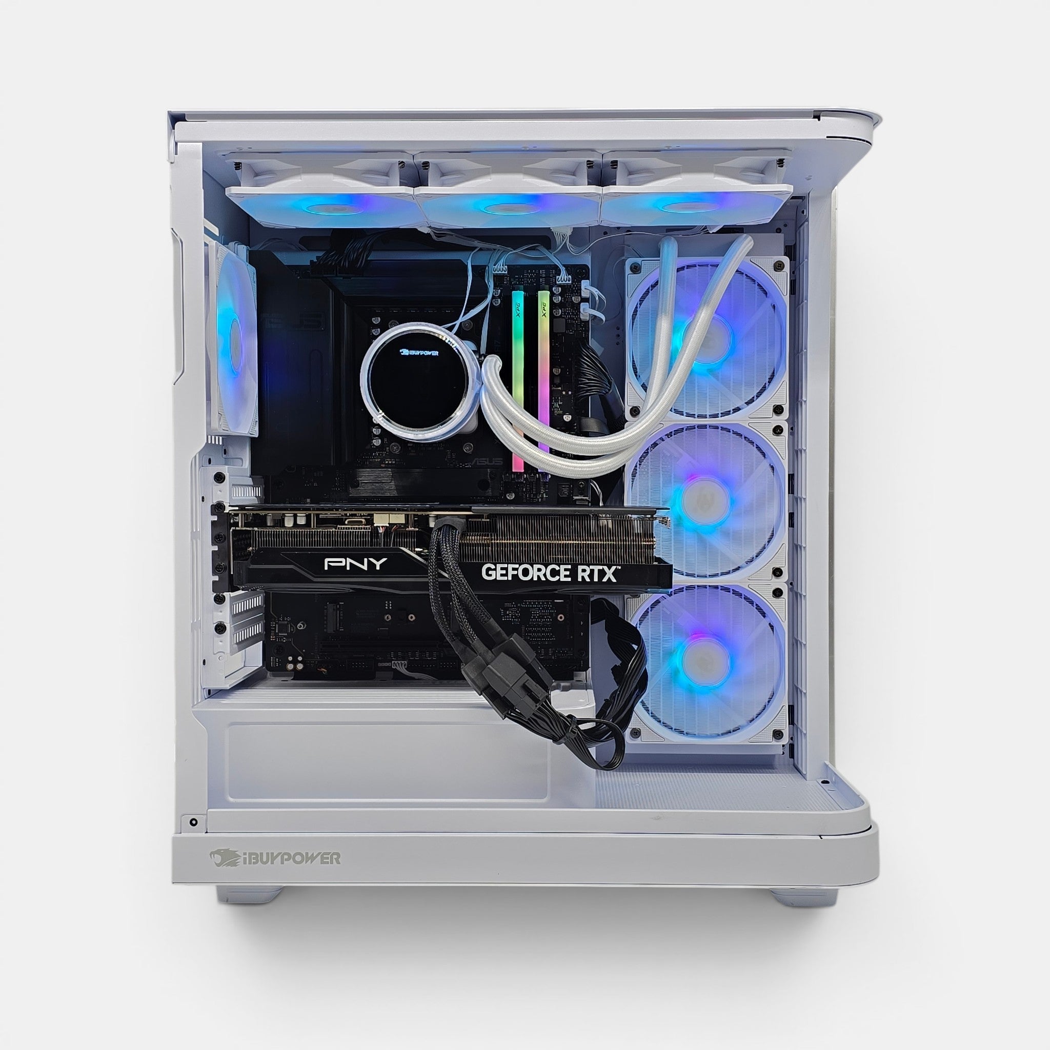 RTX 5070 Ti, 32GB DDR5, Ryzen 7 9800X3D, 2TB NVMe, Liquid Cooled White Gaming PC