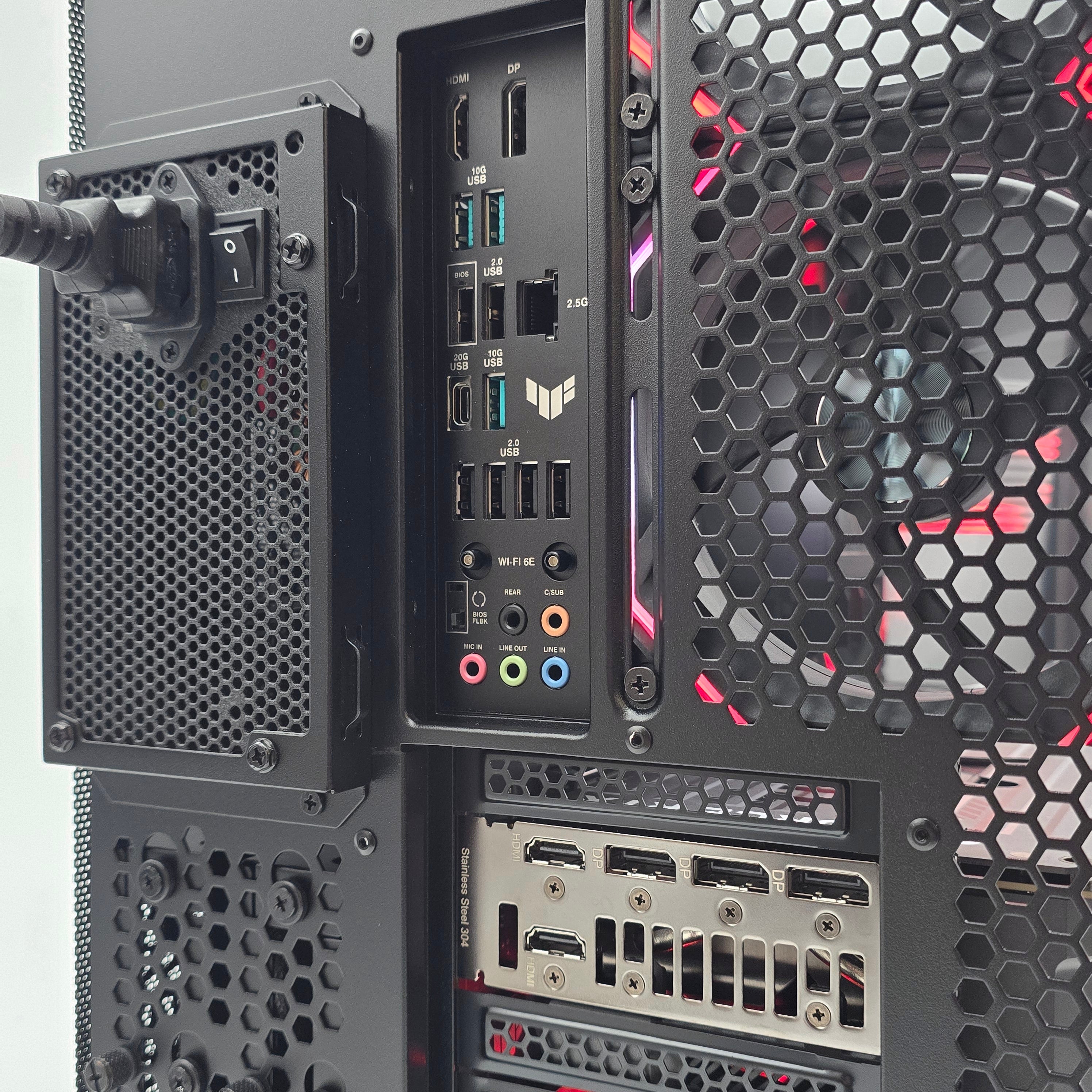 RTX 5070 Ti, Ryzen 7 9800X3D, 32GB DDR5, 2TB NVMe, Custom Liquid Cooled Lian Li ASUS TUF Gaming PC