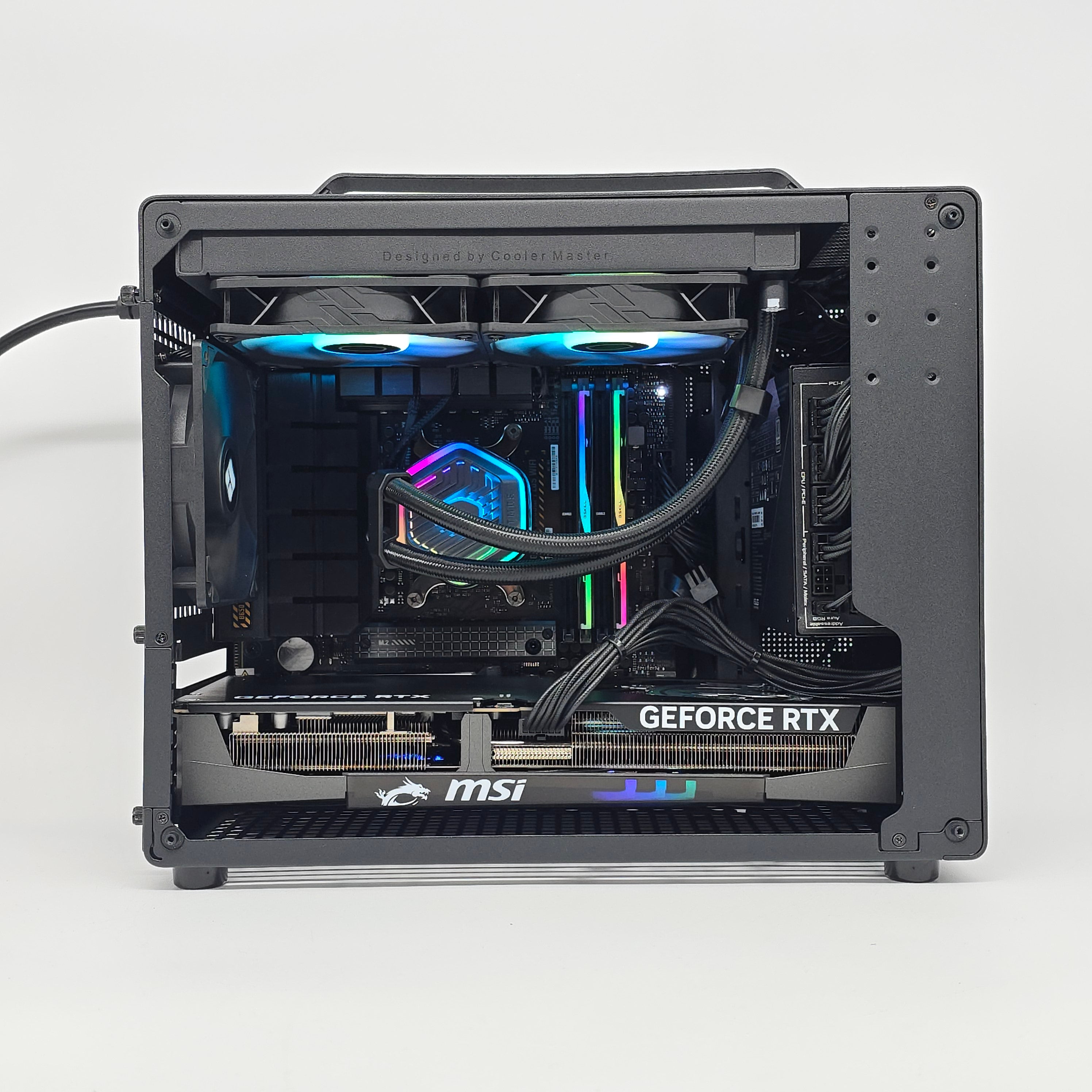 RTX 5080, 9800X3D, 64GB DDR5, 2TB NVMe, Custom Liquid Cooled Mini-ITX Gaming PC