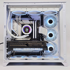 RTX 3090Ti FTW3, Intel i9-13900K, 32GB DDR5, 2TB NVMe, Custom White Liquid Cooled Gaming PC