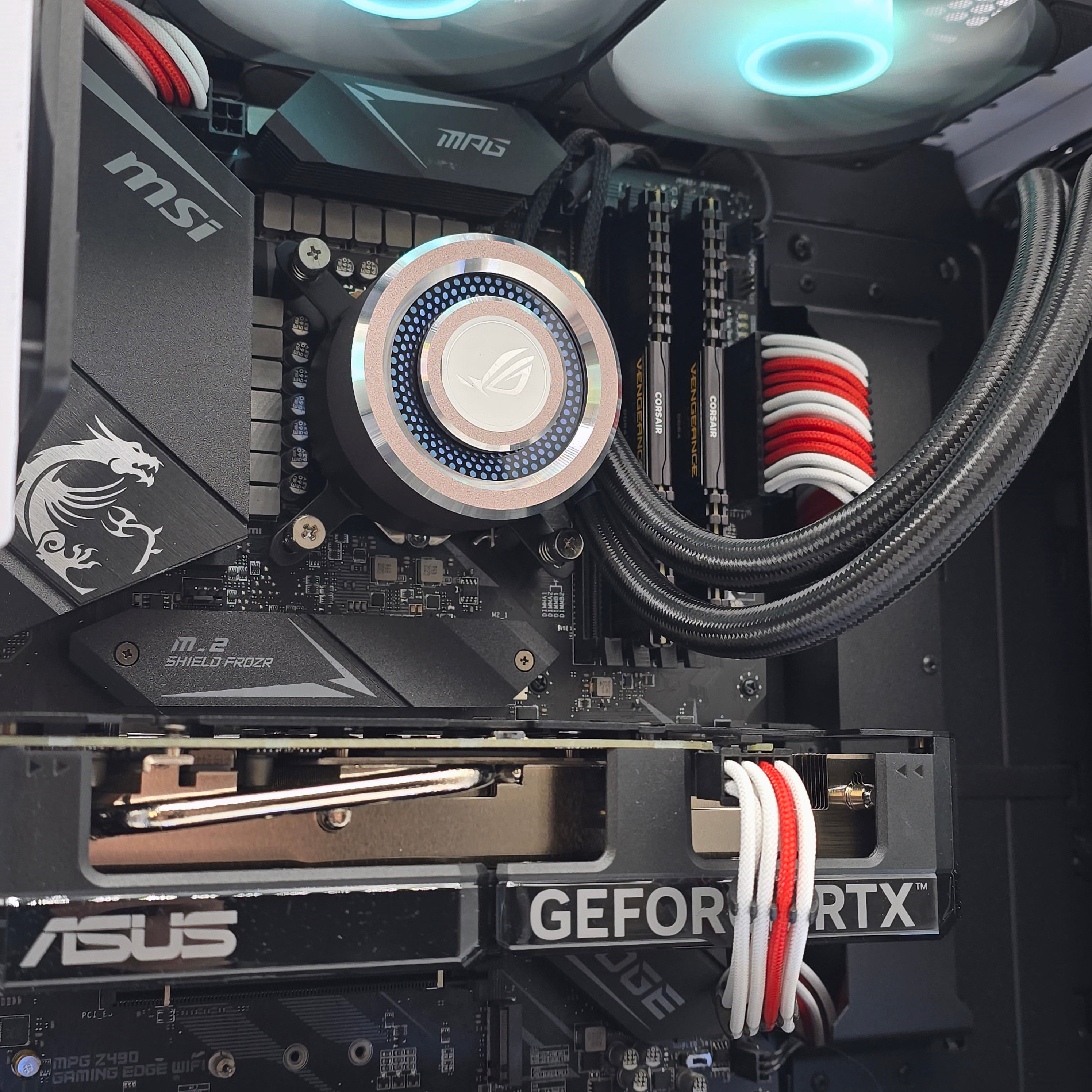RTX 4060, Intel i9-10850K, 32GB RAM, 1.5TB, Custom Liquid Cooled Gaming PC