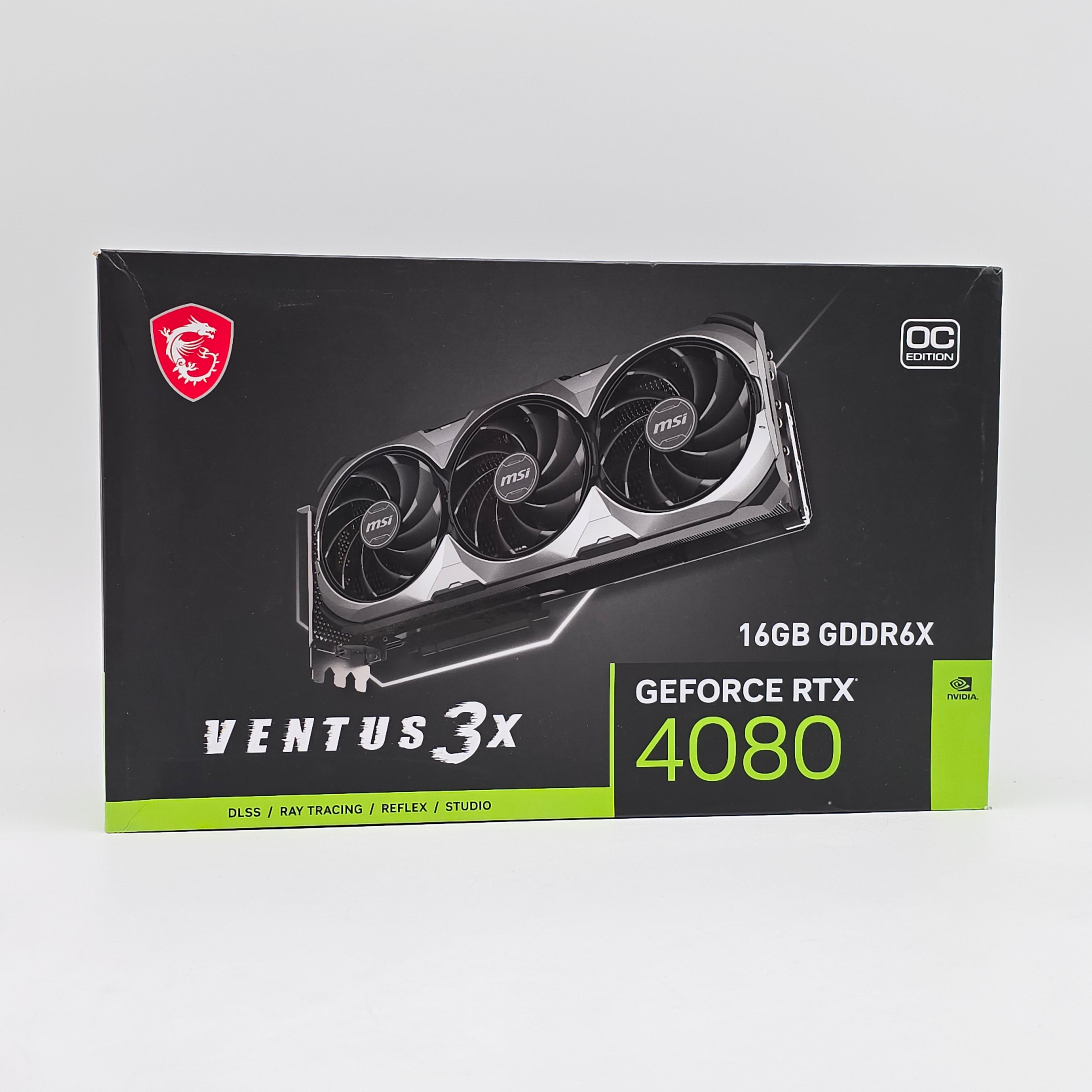 RTX 4080 MSI Ventus 3X OC 16GB, NVIDIA Gaming Graphics Card GPU
