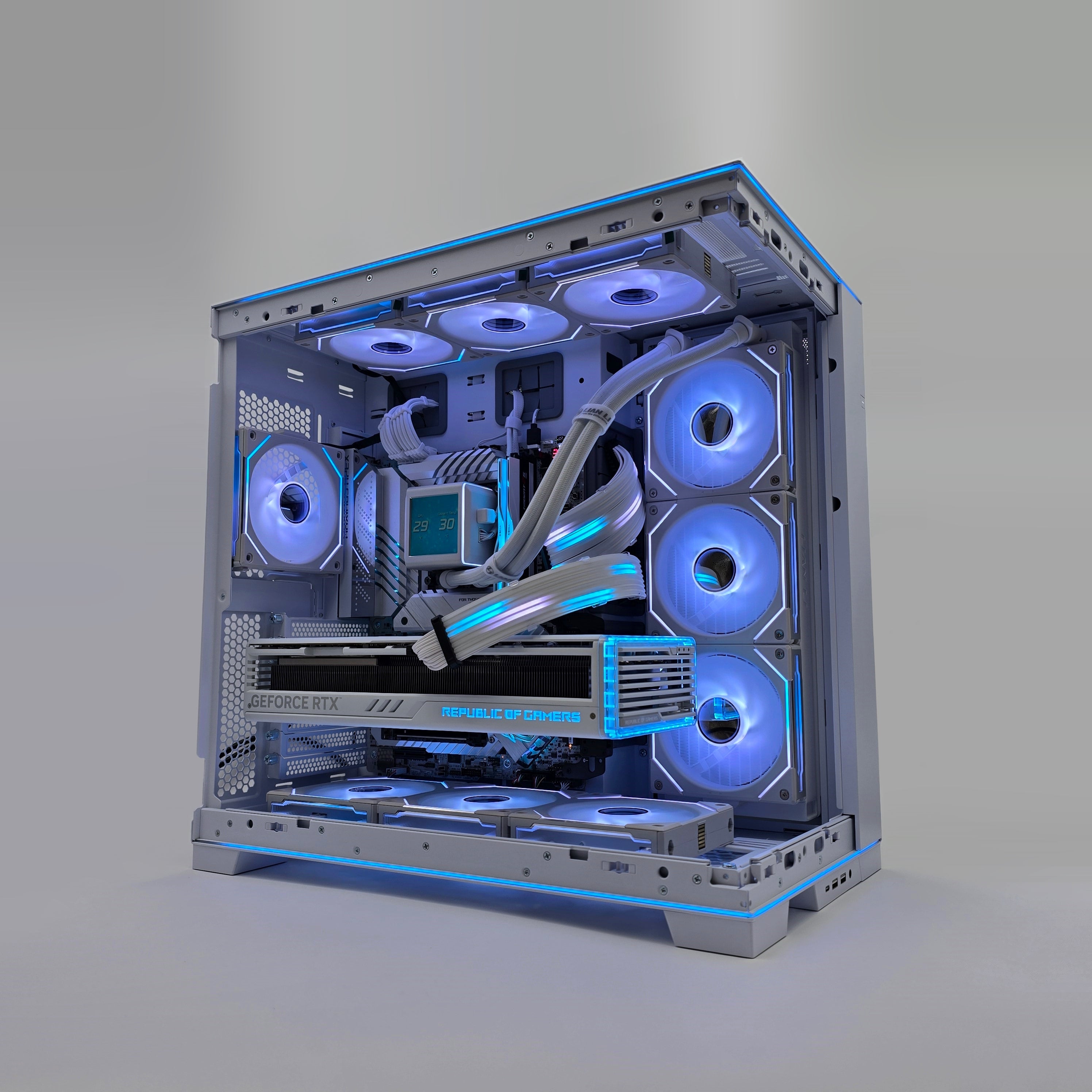 RTX 4090 STRIX, Intel i9-14900KS, Z790 MAXIMUS APEX, 6TB NVMe, 48GB 8000MHz DDR5, Brand New High End White Prebuilt Gaming PC