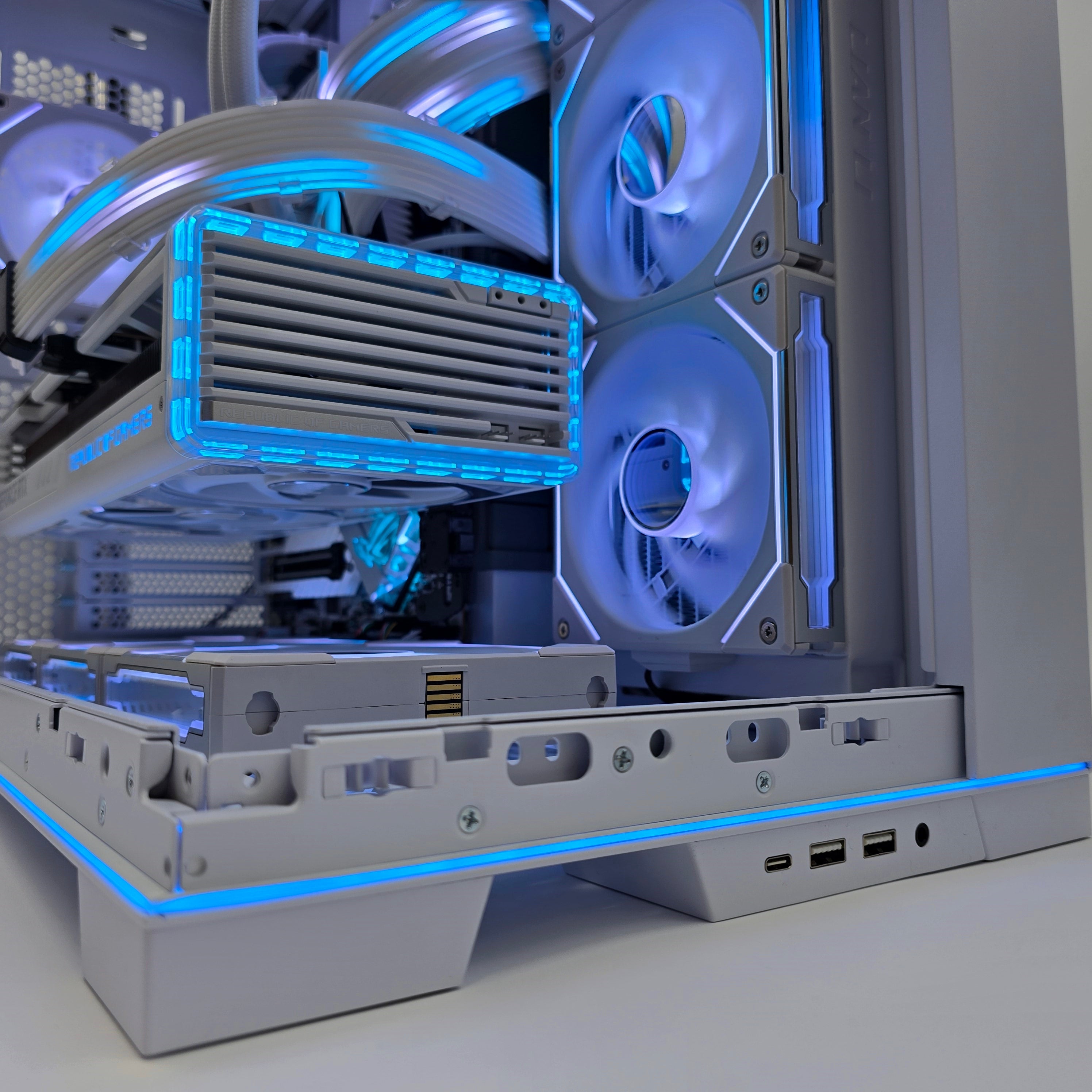 RTX 4090 STRIX, Intel i9-14900KS, Z790 MAXIMUS APEX, 6TB NVMe, 48GB 8000MHz DDR5, Brand New High End White Prebuilt Gaming PC