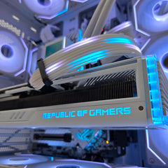 RTX 4090 STRIX, Intel i9-14900KS, Z790 MAXIMUS APEX, 6TB NVMe, 48GB 8000MHz DDR5, Brand New High End White Prebuilt Gaming PC