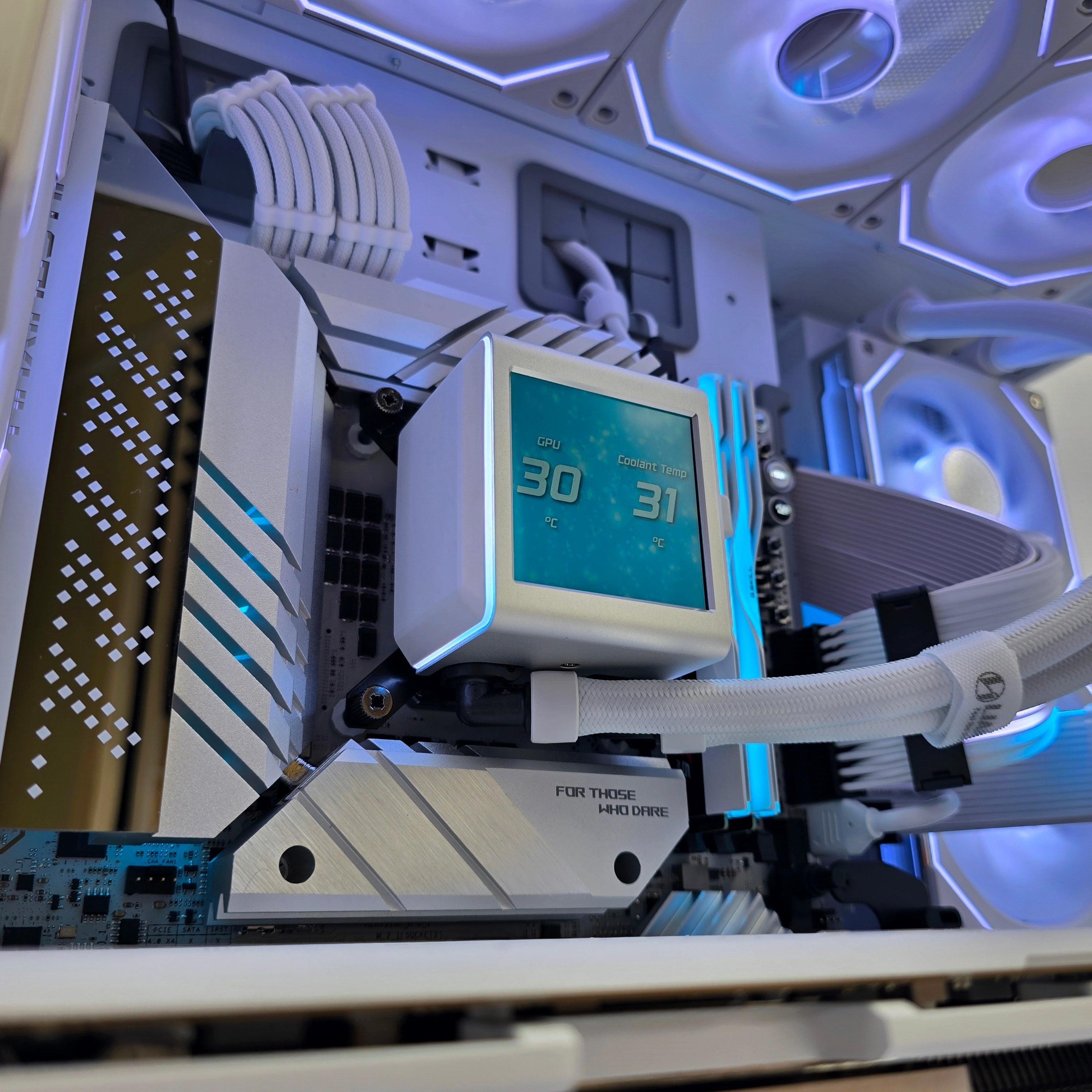 RTX 4090 STRIX, Intel i9-14900KS, Z790 MAXIMUS APEX, 6TB NVMe, 48GB 8000MHz DDR5, Brand New High End White Prebuilt Gaming PC