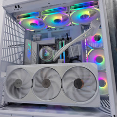 RTX 4090, Ryzen 9 7950X3D, 64GB DDR5, 4TB T700 Gen 5.0 NVMe SSD, Hyte Y70 Touch White, Brand New Custom Prebuilt High End Gaming PC