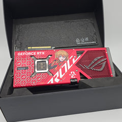 RTX 4090 ASUS ROG STRIX OC 24GB Evangelion EVA-02 Edition, NVIDIA Gaming Graphics Card GPU