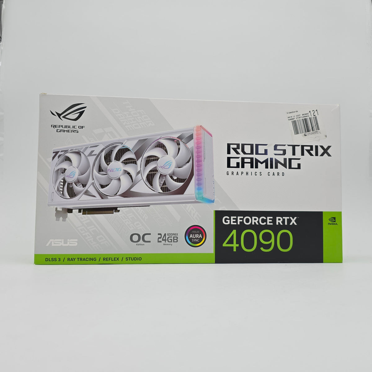 RTX 4090 ASUS ROG STRIX Gaming OC 24GB White, NVIDIA Gaming Graphics Card GPU