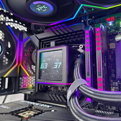 RTX 4090 STRIX, i9-14900K, 64GB DDR5, 6TB NVMe, LCD Lian Li Fans/AIO, Brand New Gaming PC