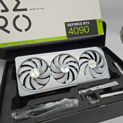 RTX 4090 Gigabyte Aero OC White 24GB, NVIDIA Gaming Graphics Card GPU, Brand New