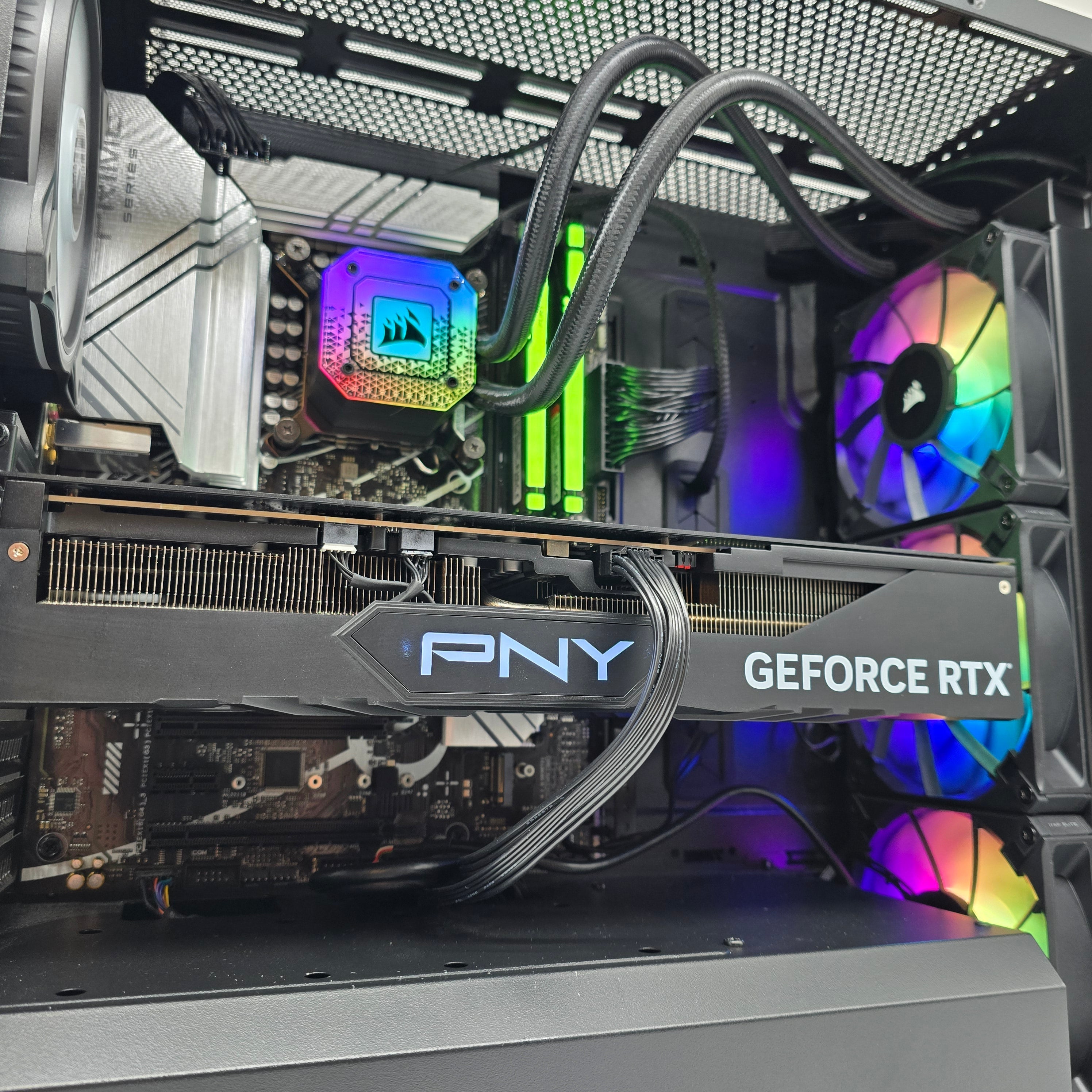 RTX 4090 24GB, Intel i9-13900K, 32GB DDR5, 3TB, Custom High End Liquid Cooled Gaming PC