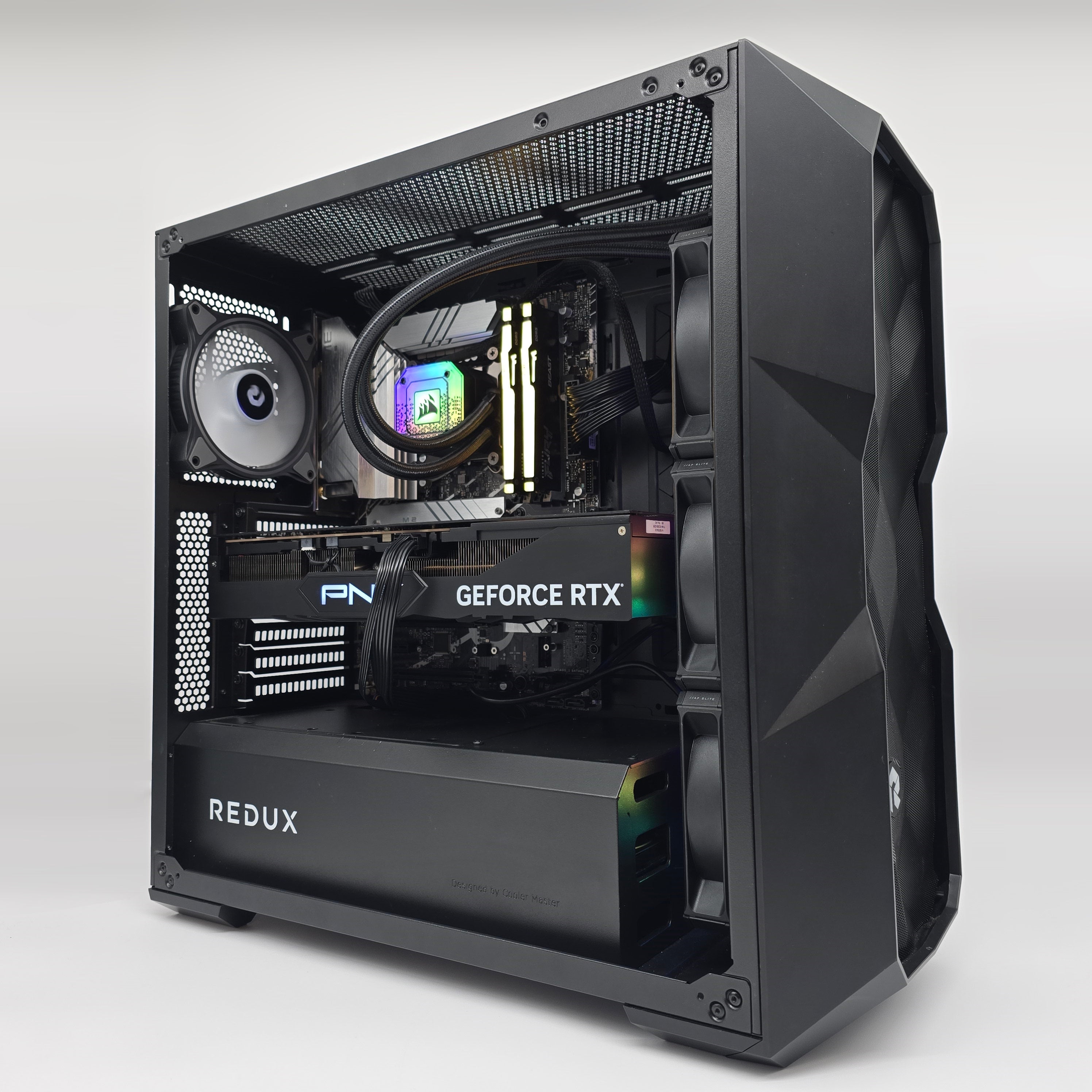 RTX 4090 24GB, Intel i9-13900K, 32GB DDR5, 3TB, Custom High End Liquid Cooled Gaming PC