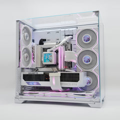 RTX 4090, Ryzen 9800X3D, 4TB NVMe, 48GB 7000MHz DDR5, Custom White Liquid Cooled Gaming PC
