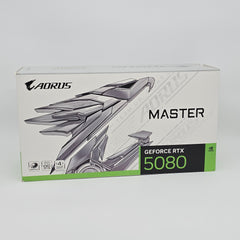 RTX 5080 Gigabyte Aorus Master Ice OC 16GB, NVIDIA Gaming Graphics Card GPU