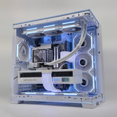 RTX 5090, Ryzen 9800X3D, 4TB NVMe SSD, 64GB DDR5, Custom White Liquid Cooled Gaming PC