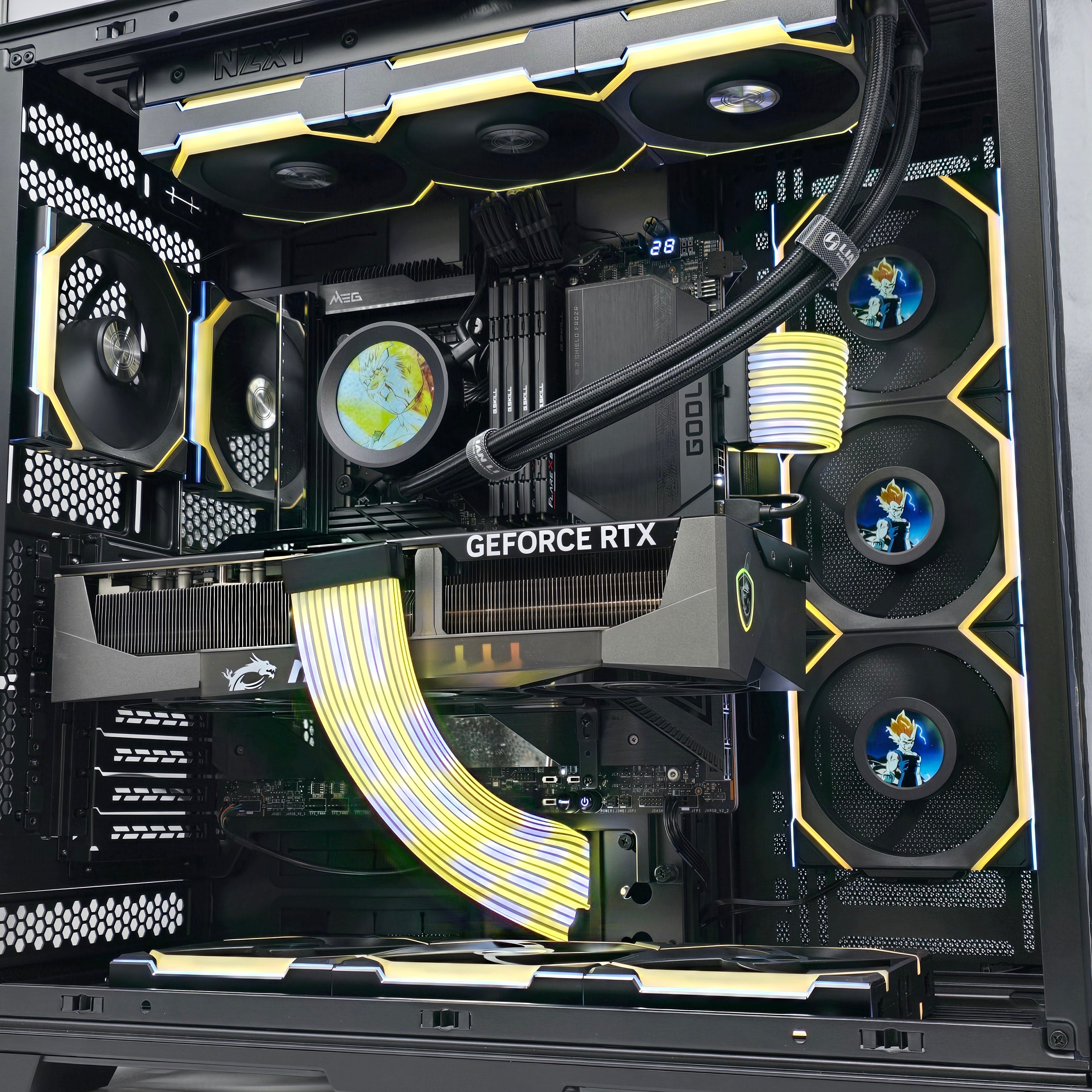 RTX 5090, Intel i9-14900K, 128GB DDR5, 8TB NVMe, MSI GODLIKE, Custom Liquid Cooled Gaming PC