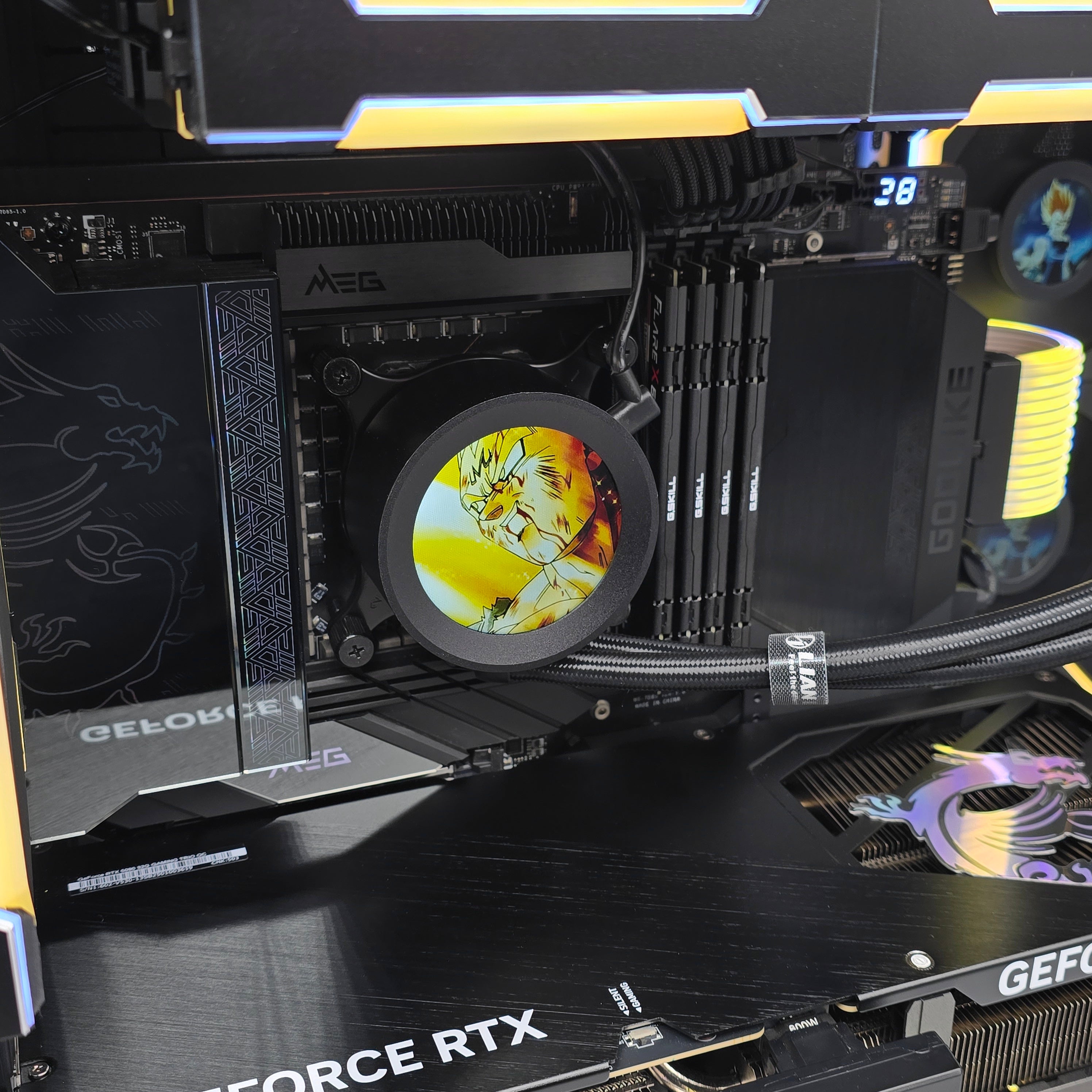 RTX 5090, Intel i9-14900K, 128GB DDR5, 8TB NVMe, MSI GODLIKE, Custom Liquid Cooled Gaming PC