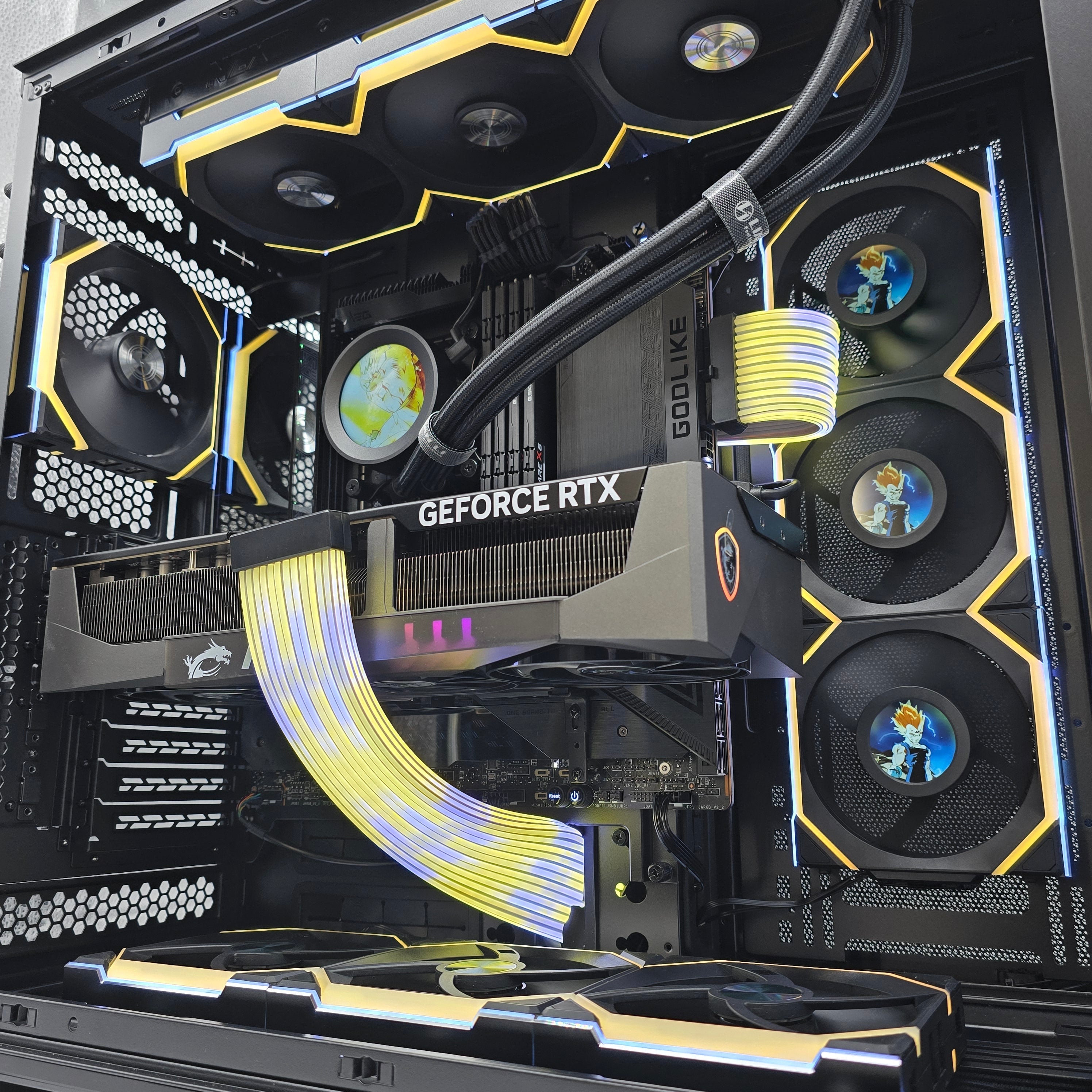 RTX 5090, Intel i9-14900K, 128GB DDR5, 8TB NVMe, MSI GODLIKE, Custom Liquid Cooled Gaming PC