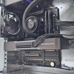 RTX 5090, AMD Ryzen 9 9950X, 64GB DDR5 RAM, 4TB 9100 PRO Gen 5 NVMe, Custom High End Liquid Cooled AMD/NVIDIA Workstation PC for AI, LLM, ML