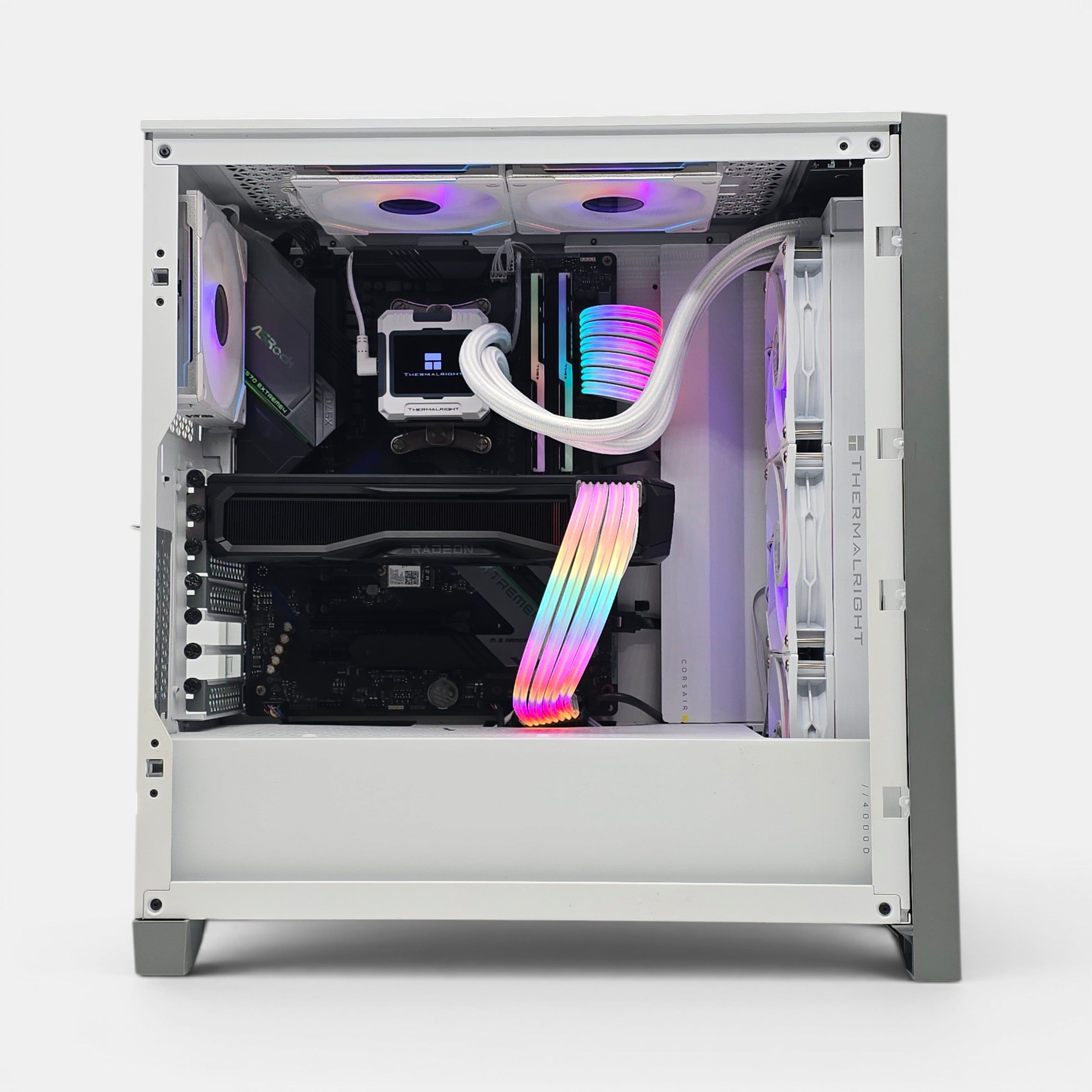 RX 7900 XT, Ryzen 5800X, 256GB NVMe SSD, 32GB RAM, Custom White Liquid Cooled Gaming PC