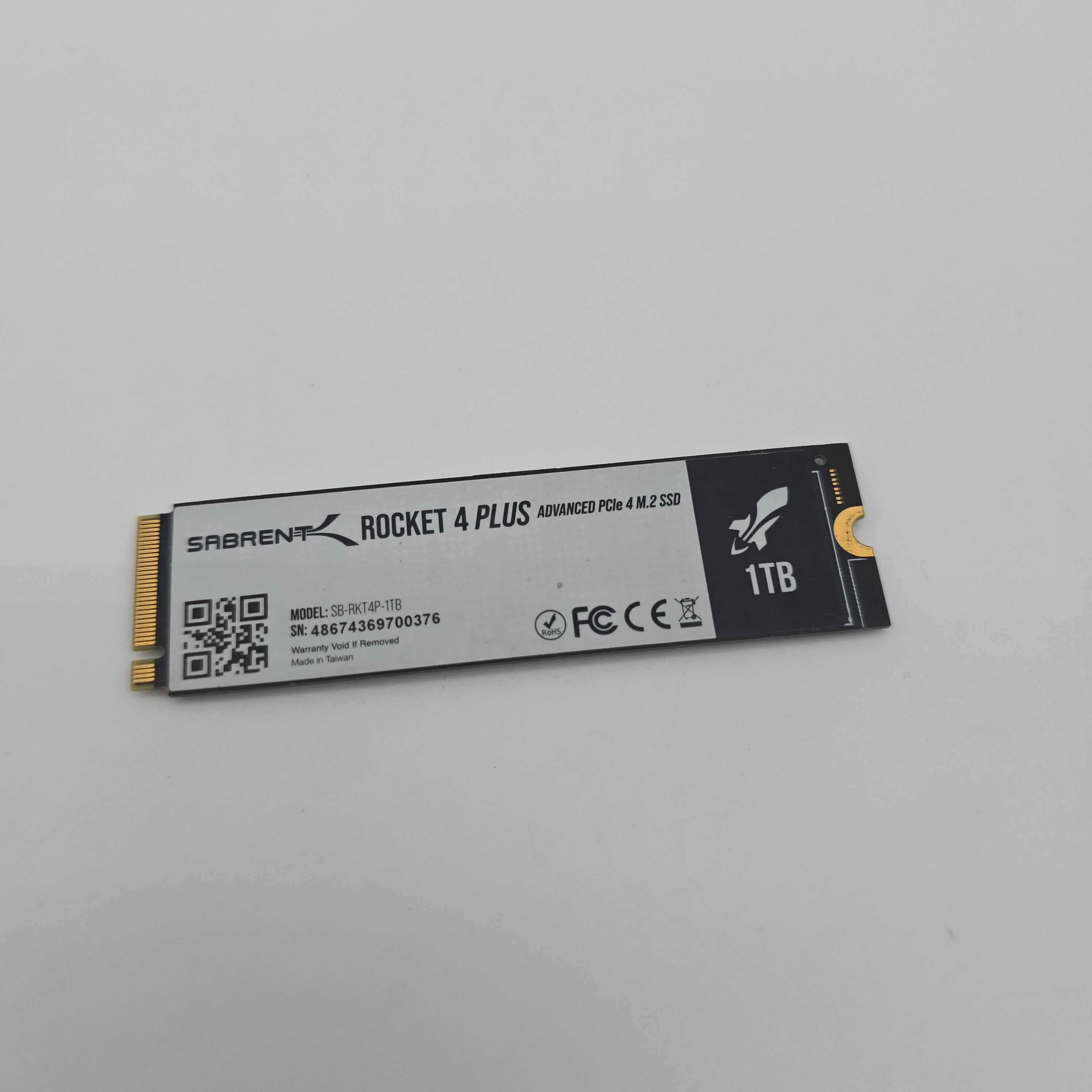 Sabrent Rocket 4 Plus 1TB, M.2 NVMe SSD Storage
