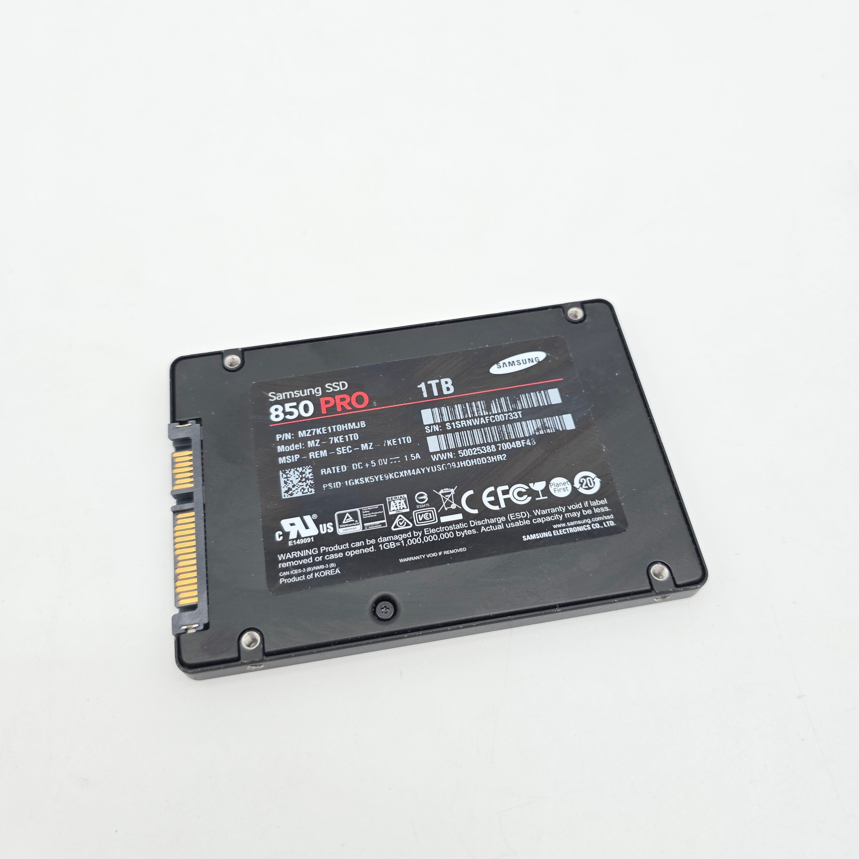 Samsung 850 Pro 1TB, SATA SSD Storage