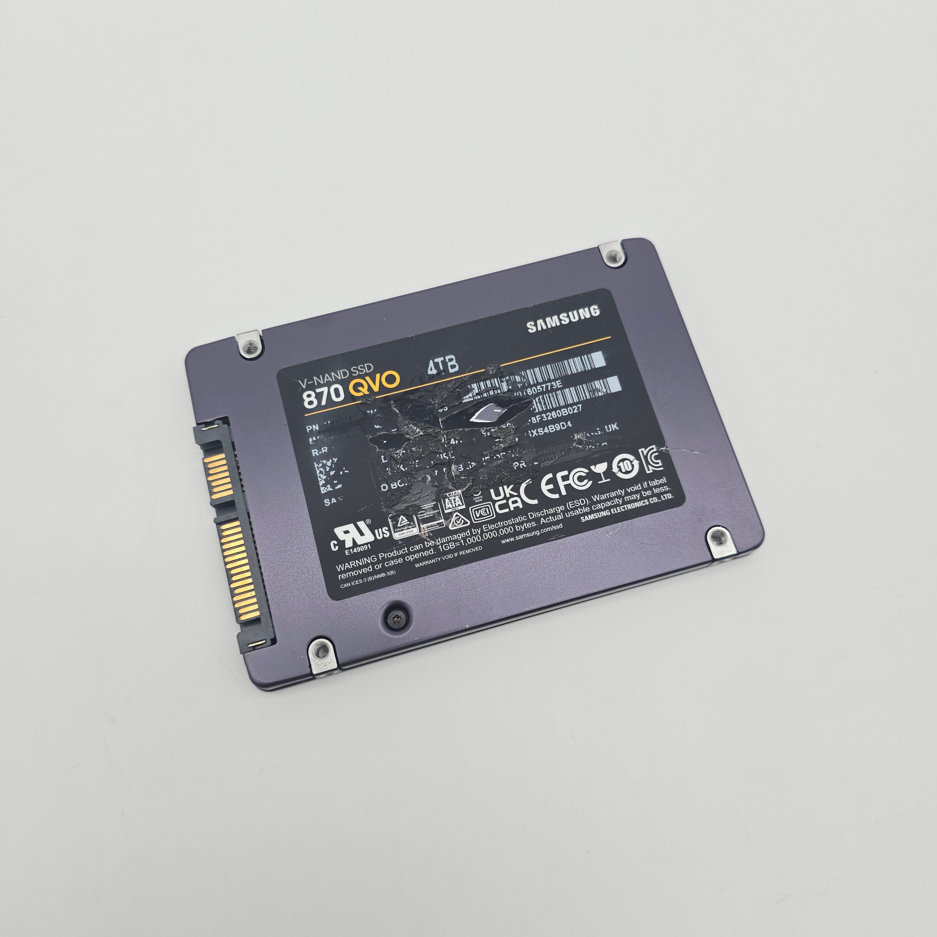 Samsung 870 QVO 4TB SATA SSD Storage