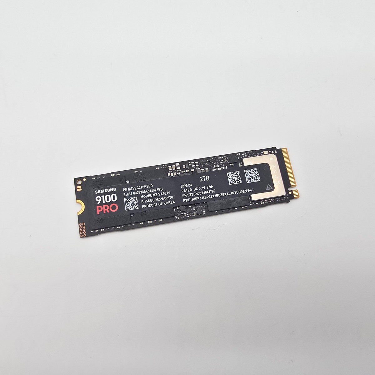 Samsung 9100 Pro 2TB, NVMe SSD Storage