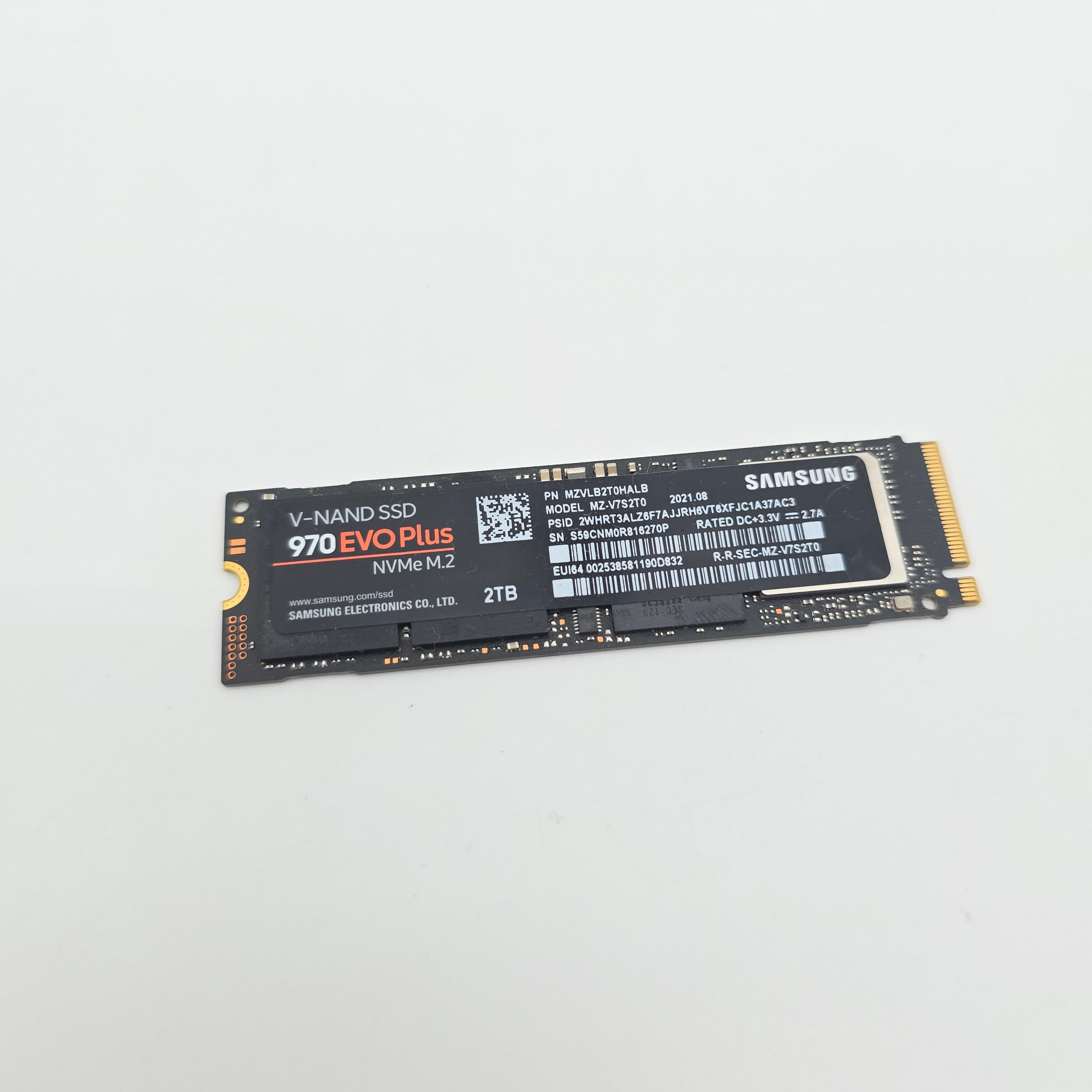 Samsung 970 Evo Plus 2TB, M.2 NVMe SSD Storage