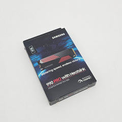 Samsung 990 Pro 4TB NVMe SSD w/ Heatsink, M.2 PCIe Gen4, 7,450 MB/s