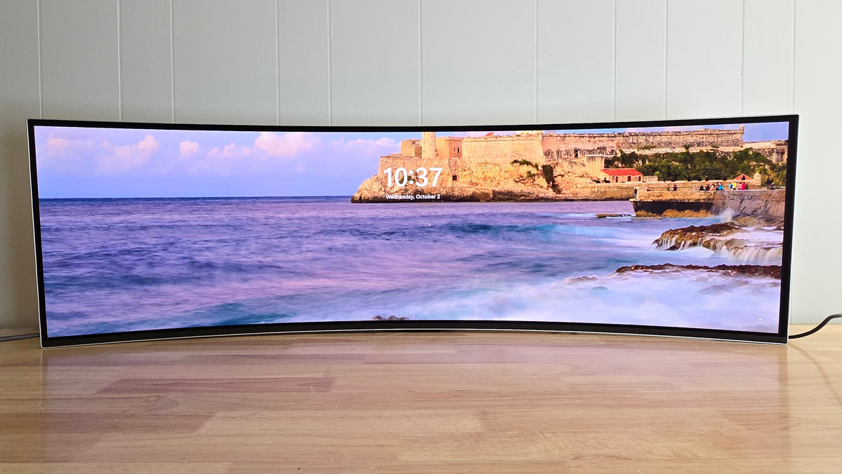 Samsung Odyssey G9 OLED Curved Monitor, 49" 240Hz, 0.03ms, G-Sync, DQHD 5120x1440p