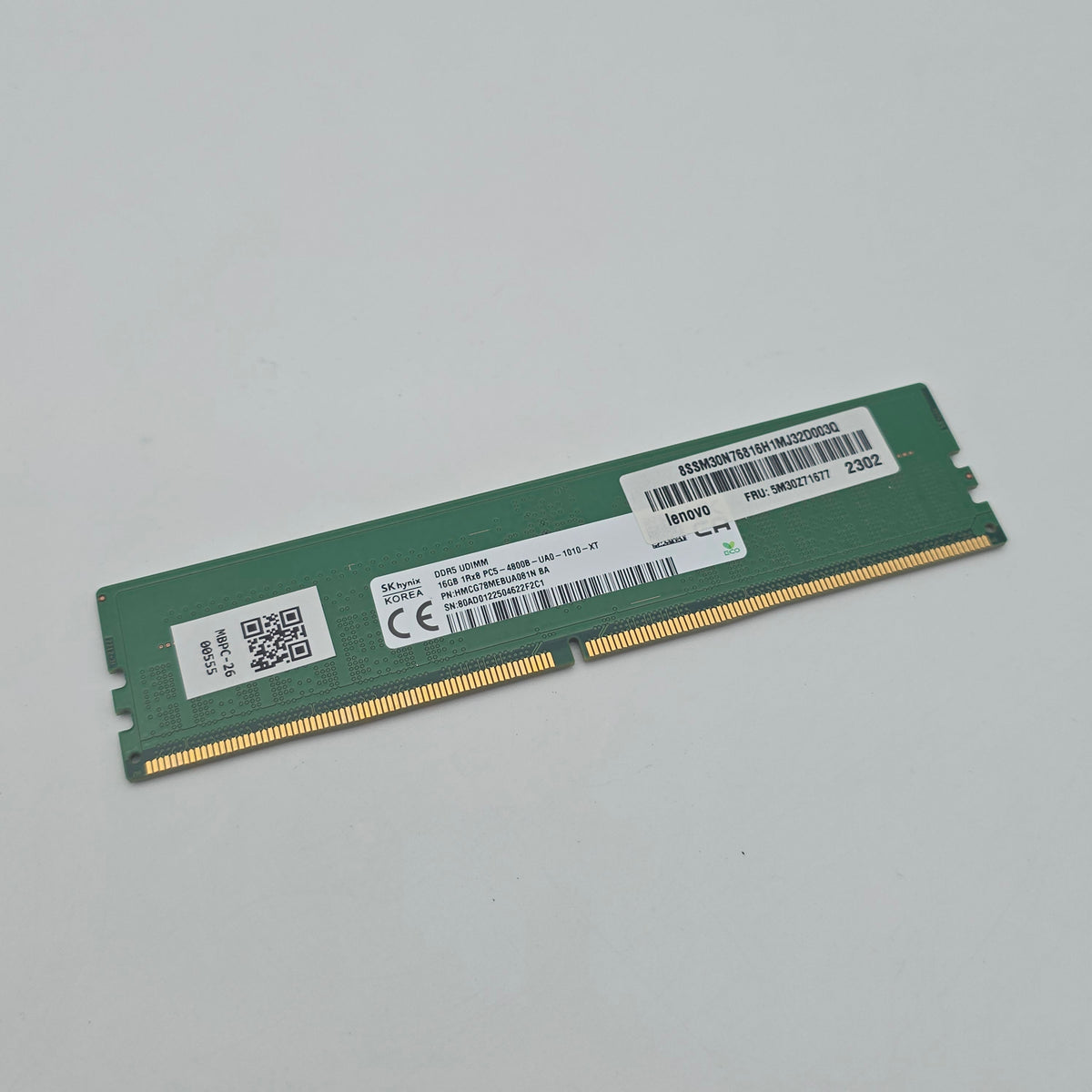 SK Hynix 16GB DDR5, 4800MHz, UDIMM Desktop Memory RAM