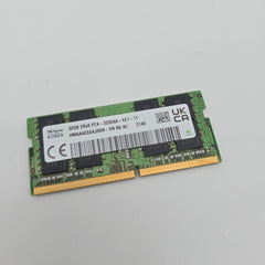 Sk Hynix 32GB DDR4, 3200MHz, SODIMM Laptop Memory RAM (1x32GB)