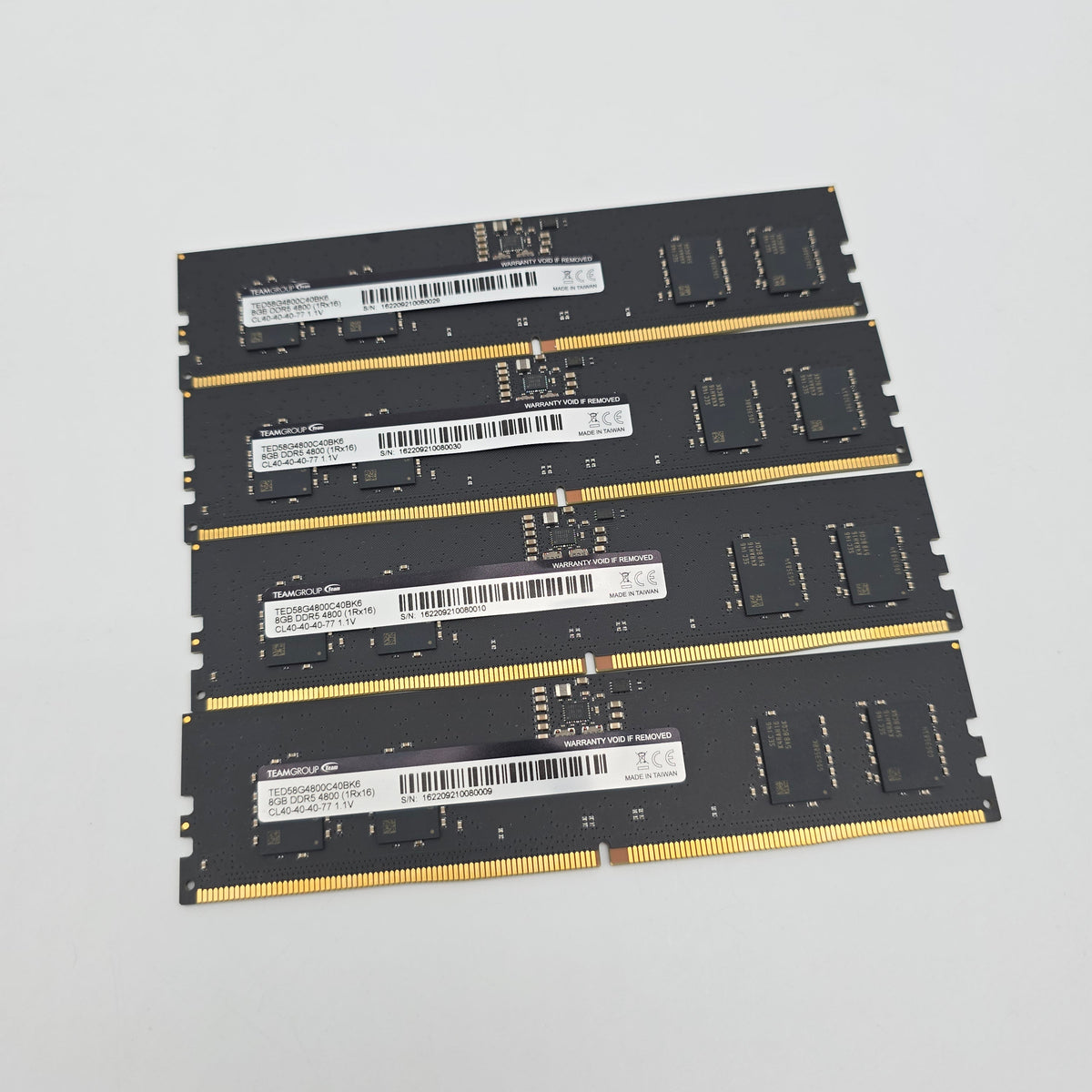 TeamGroup Elite 32GB DDR5, 4x8GB 4800MHz, CL40-40-40-77, UDIMM Memory RAM (4x8GB)