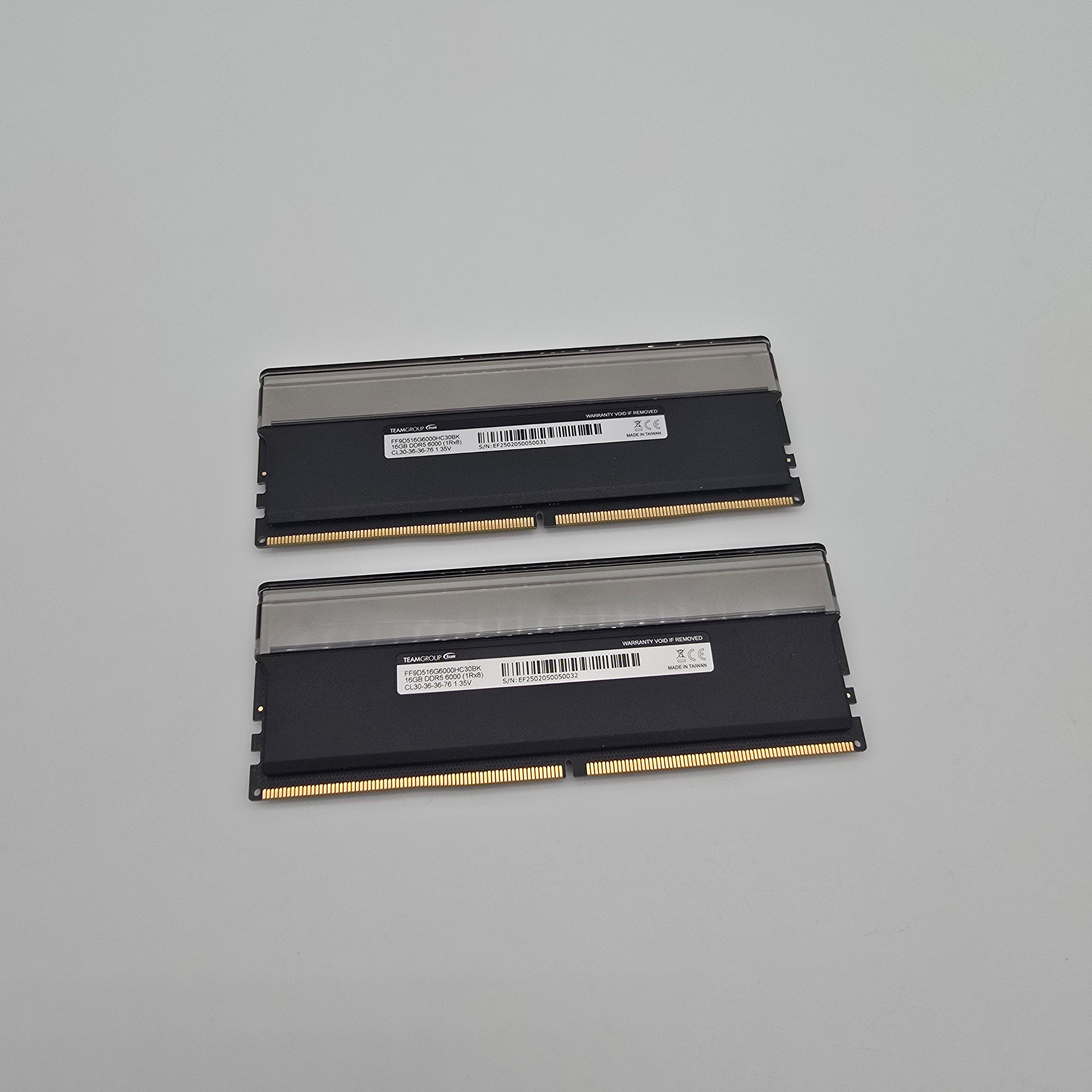 Teamgroup T-Force Xtreem ARGB Narvik Black 32GB DDR5, 6000MHz, CL30-36-36-76, Desktop Gaming Memory RAM (2x16GB)
